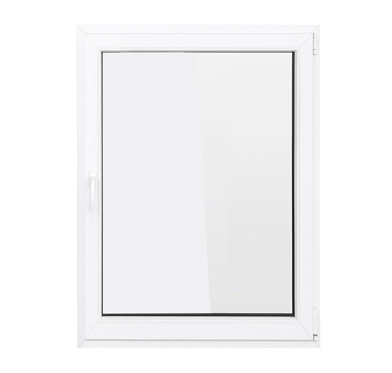 SN DECO GROUP Kellerfenster 1 Flügel Dreh-Kipp 2-fach Verglasung weiß 70 mm Profil, (Set), RC2 Sicherheitsbeschlag, Hochwertiges 5-Kammer-Profil