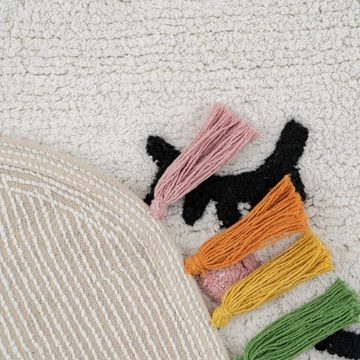 Teppich Kinderteppich Baumwolle 100 x 60 cm, Bigbuy, Höhe: 9 mm