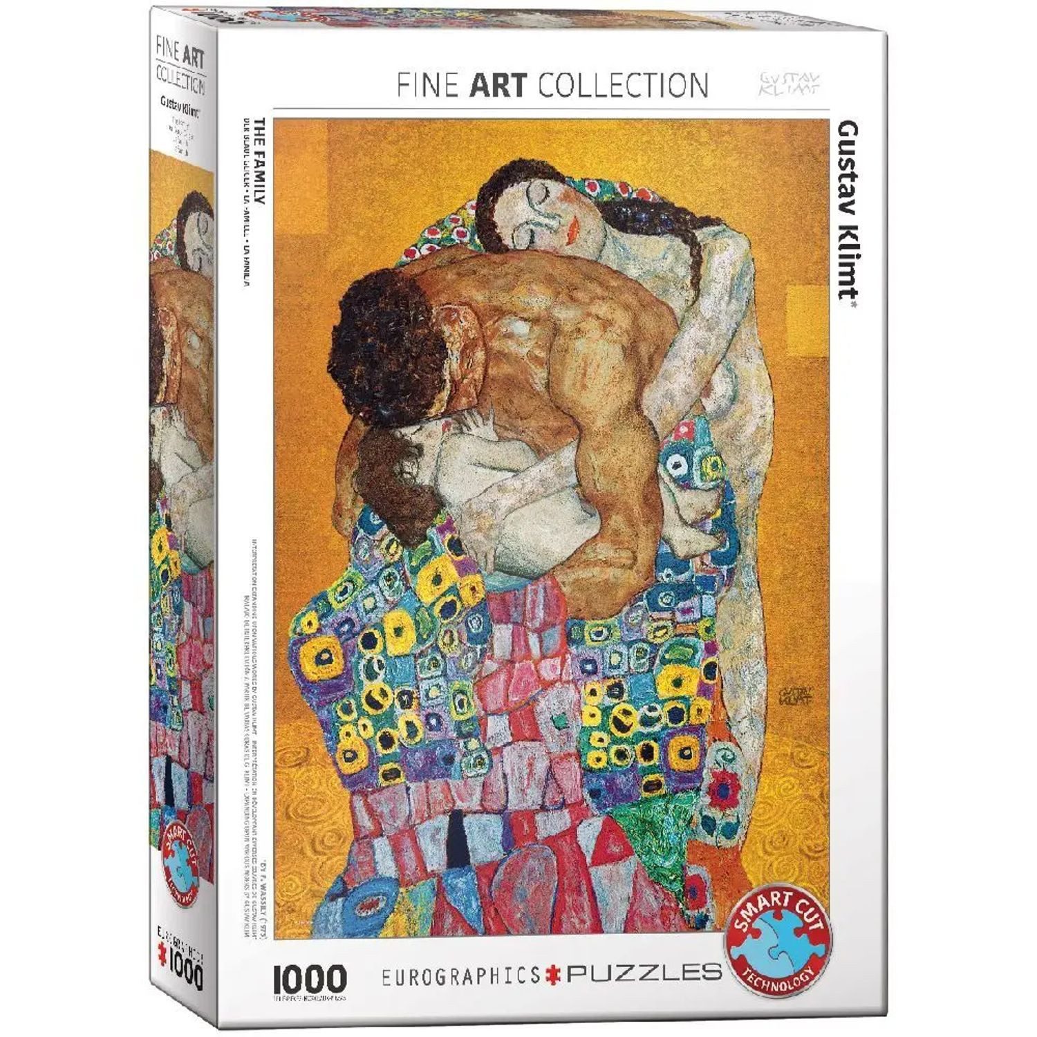 EUROGRAPHICS Puzzle Die Familie - nach Klimt, 1000 Puzzleteile