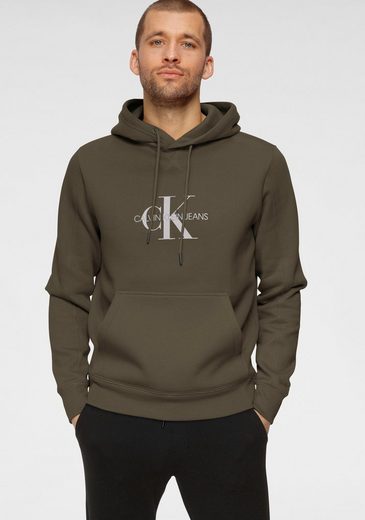 Calvin Klein Jeans Kapuzensweatshirt »ARCHIVAL MONOGRAM FLOCK HOODIE«