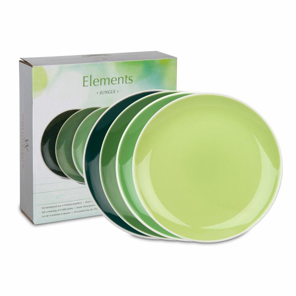 Waechtersbach Тарелка обеденная Elements Jungle 4er Set 19 cm