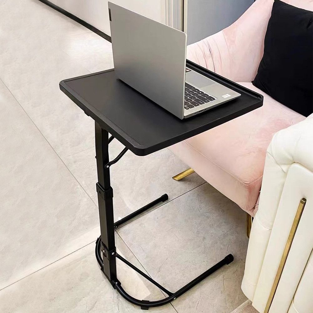 JEOBEST Laptoptisch Höhenverstellbar Beistelltisch, klappbaren