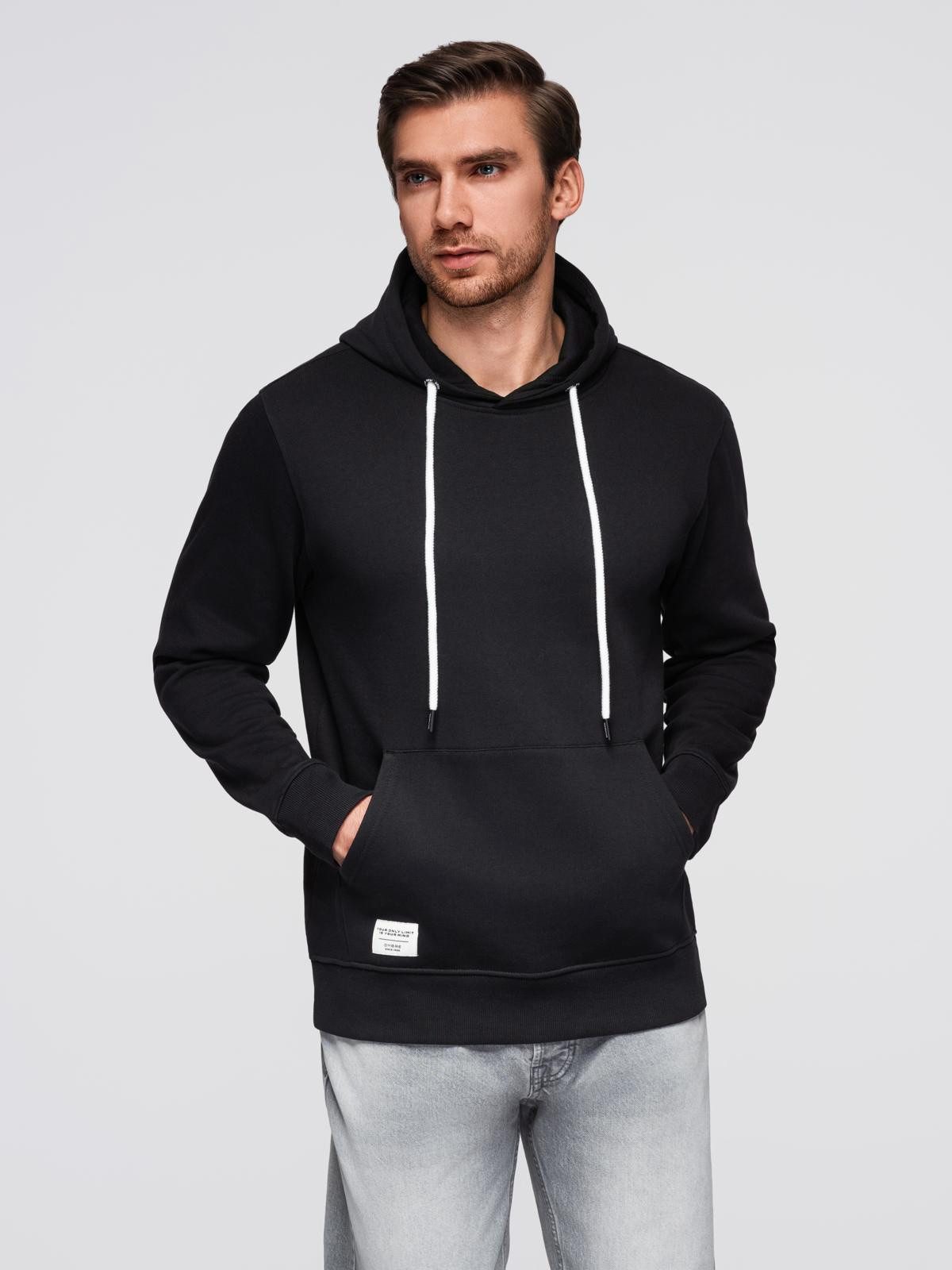 OMBRE Kapuzenpullover Herren Känguru-Sweatshirt mit Kapuze günstig online kaufen