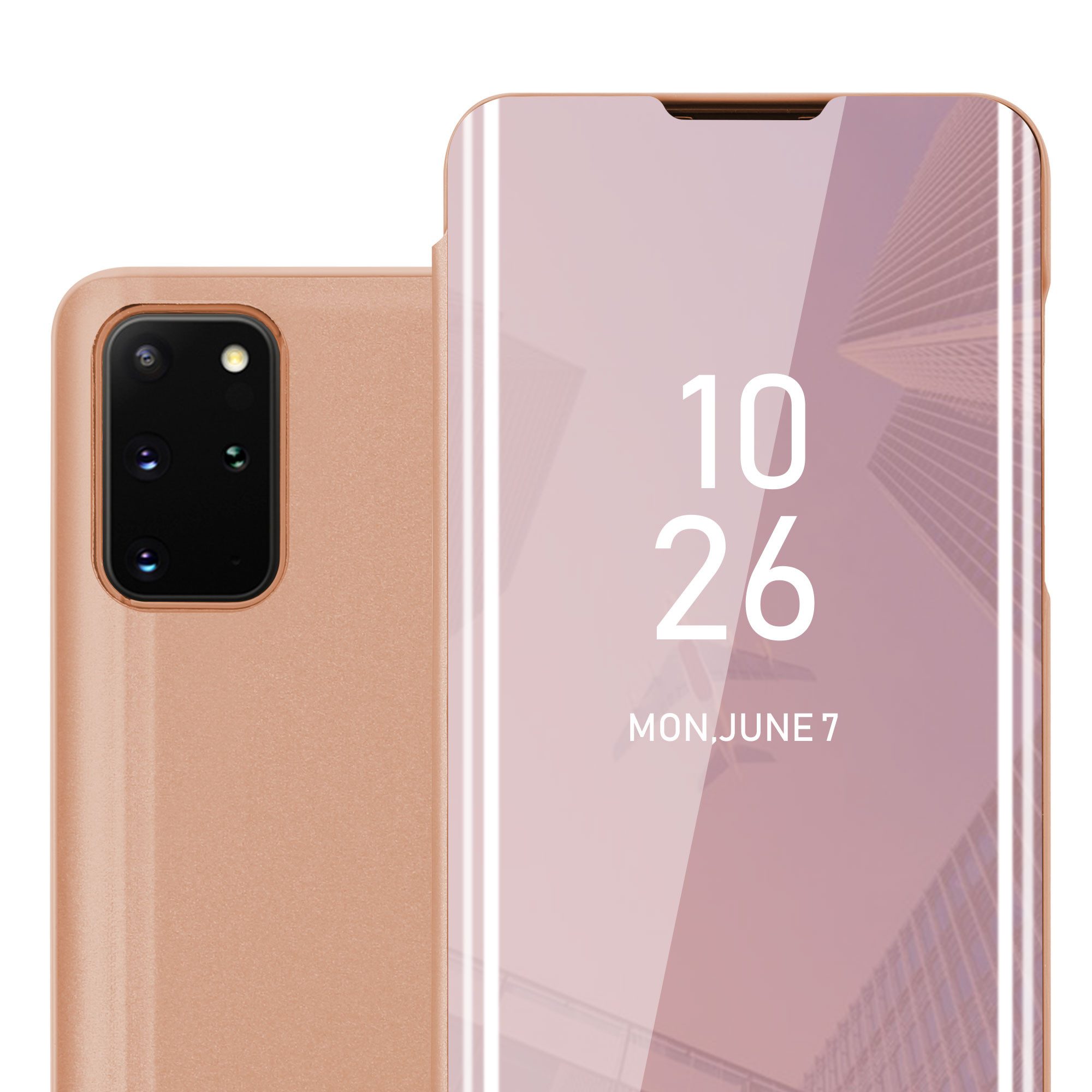 Cadorabo Handyhülle für Samsung Galaxy S21 PLUS Hülle Samsung Galaxy S21 PLUS, Klappbare Handy Schutzhülle - Hülle - mit Standfunktion und Kartenfach
