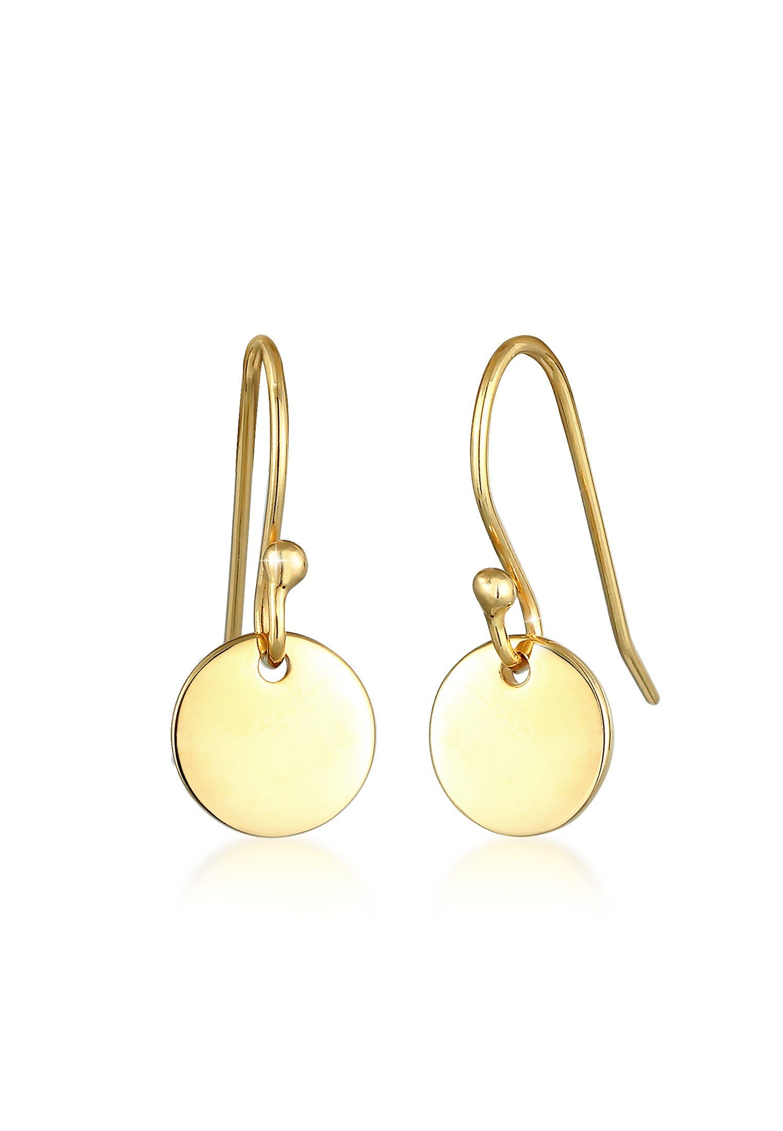 Elli Paar Ohrhänger Hänger Plättchen Geo Look 925 Silber, Geo günstig online kaufen