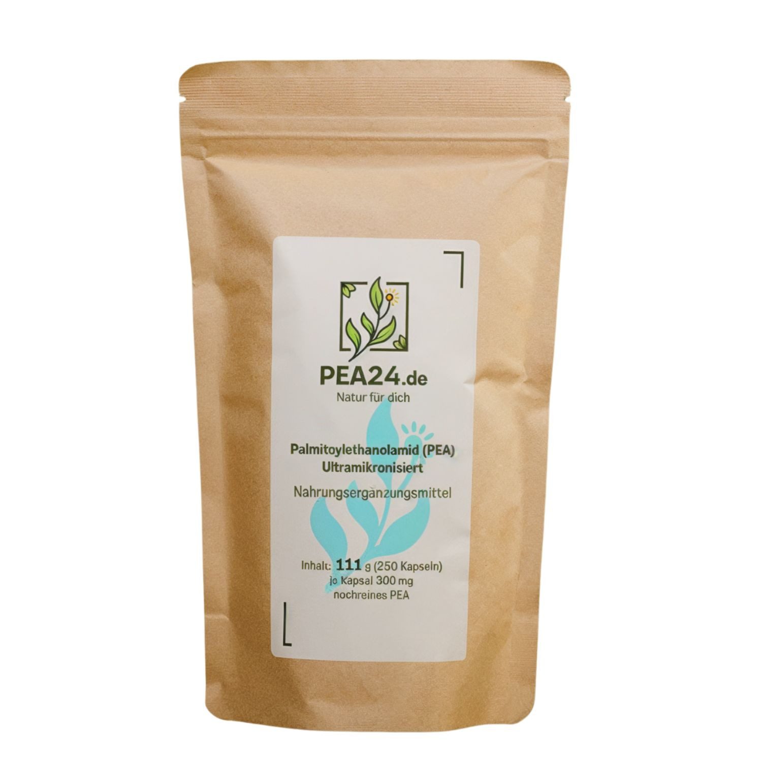 PEA24 PEA (Palmitoylethanolamid) Kapseln ultramikronisiert 250 Stück Kapsel, 250 er 100 g