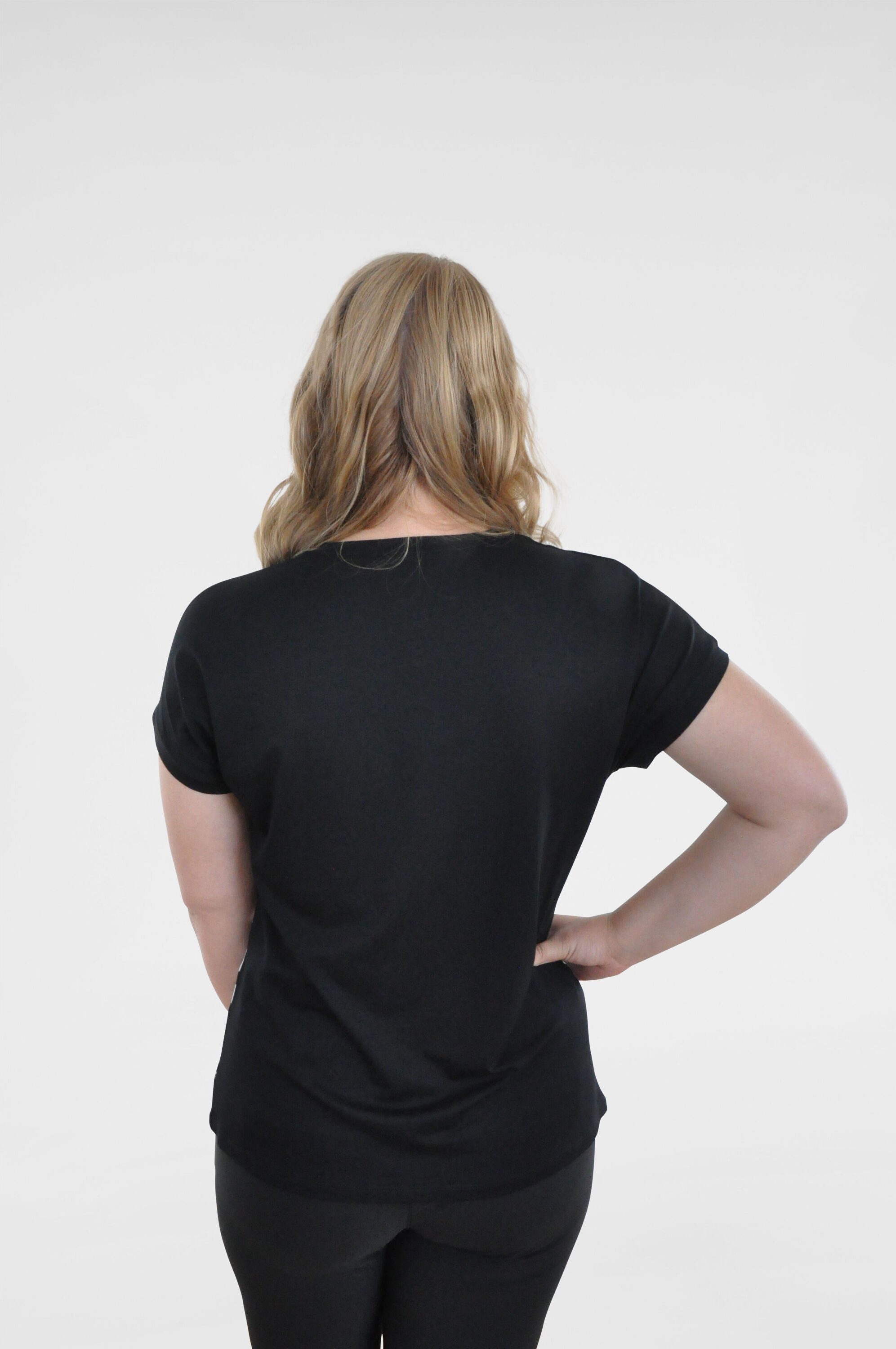 NAVIGAZIONE Rundhalsshirt (1-tlg) mit Schriftzug „You Make Me Smile“ auf der Vorderseite