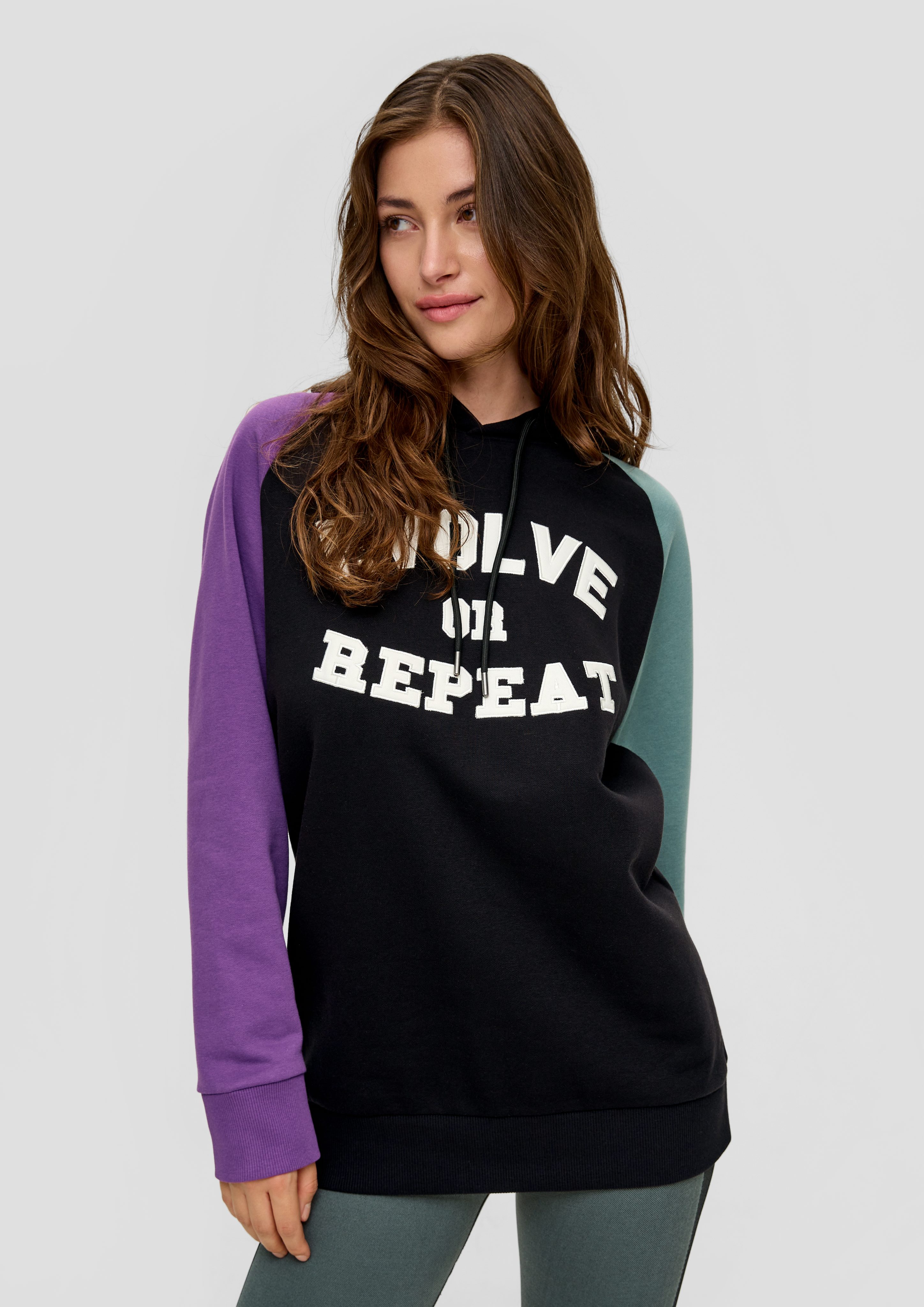 Sweatshirt Colour-Block Hoodie