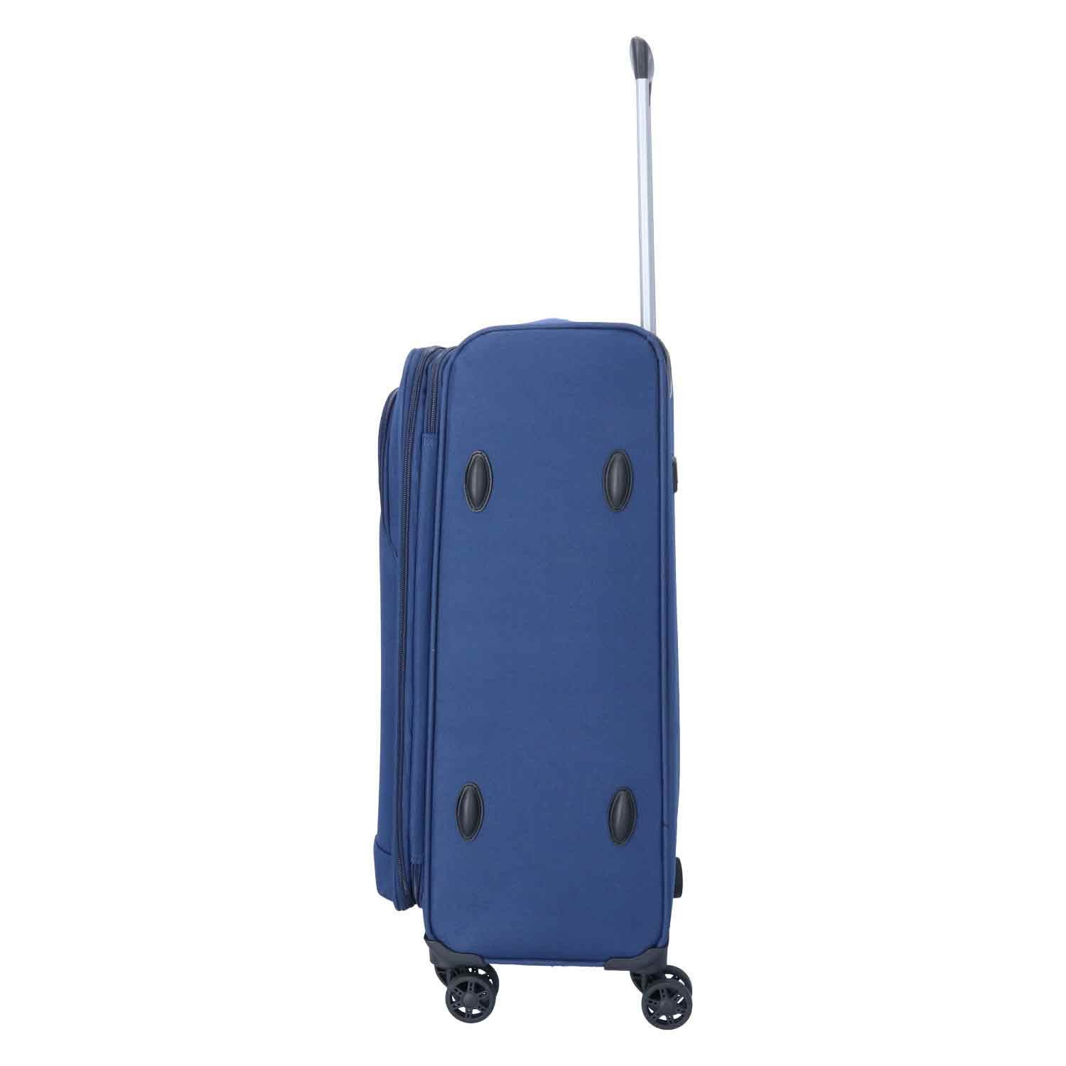TheTrueC Koffer TheTrueC 4 Rollen Koffer Superlight 68cm Kopenhagen navy, 4 Rollen Rollen