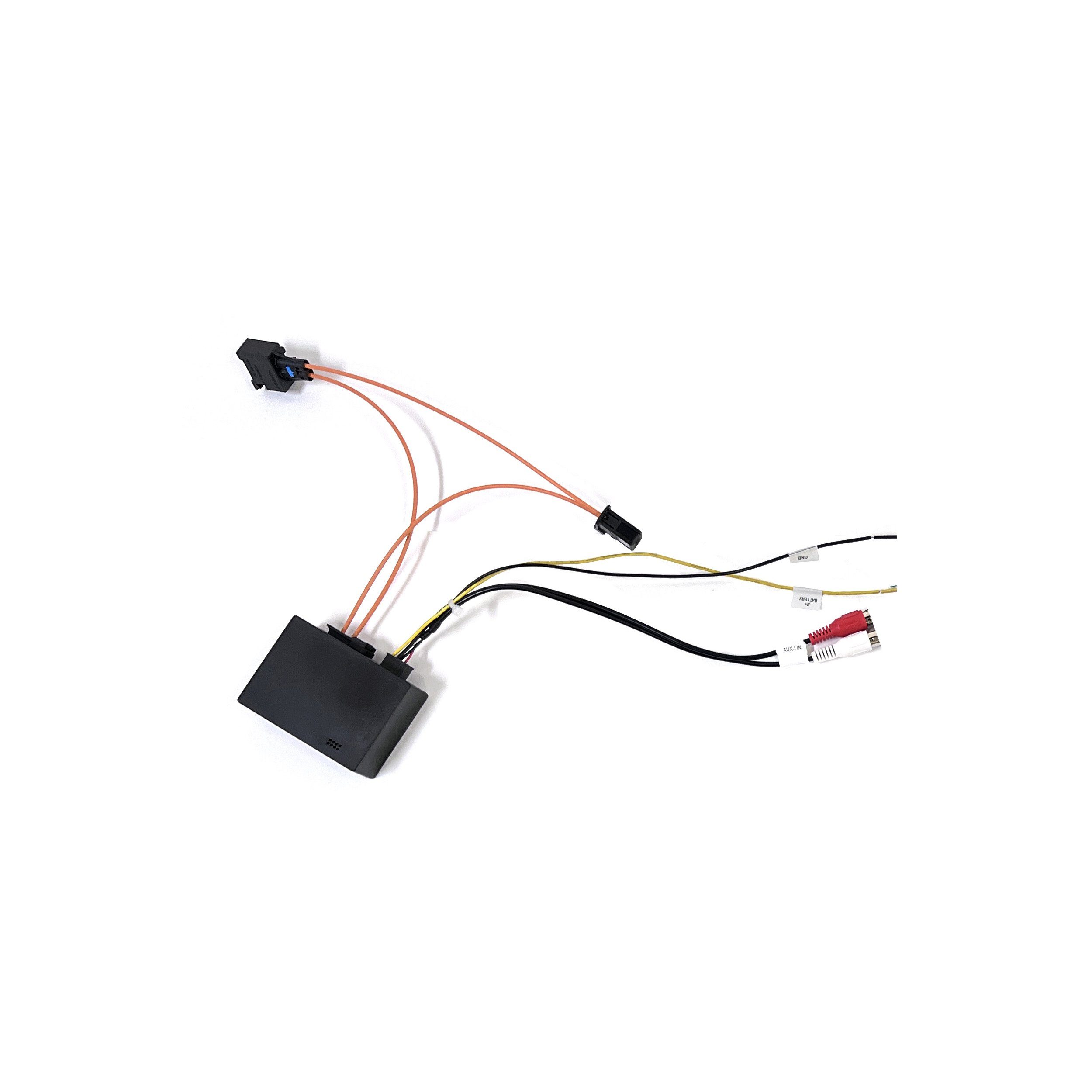 Für AUDI MMI 2G CD CHANGER MOST Fibre Optic to AUX Audio Input Adapter Navigationsgerät