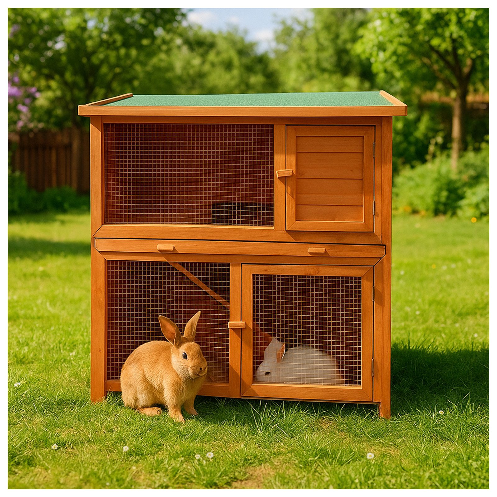 HTI-Line Kleintierstall Hasenstall Hase, Kleintierstall Nagerstall Kleintie günstig online kaufen