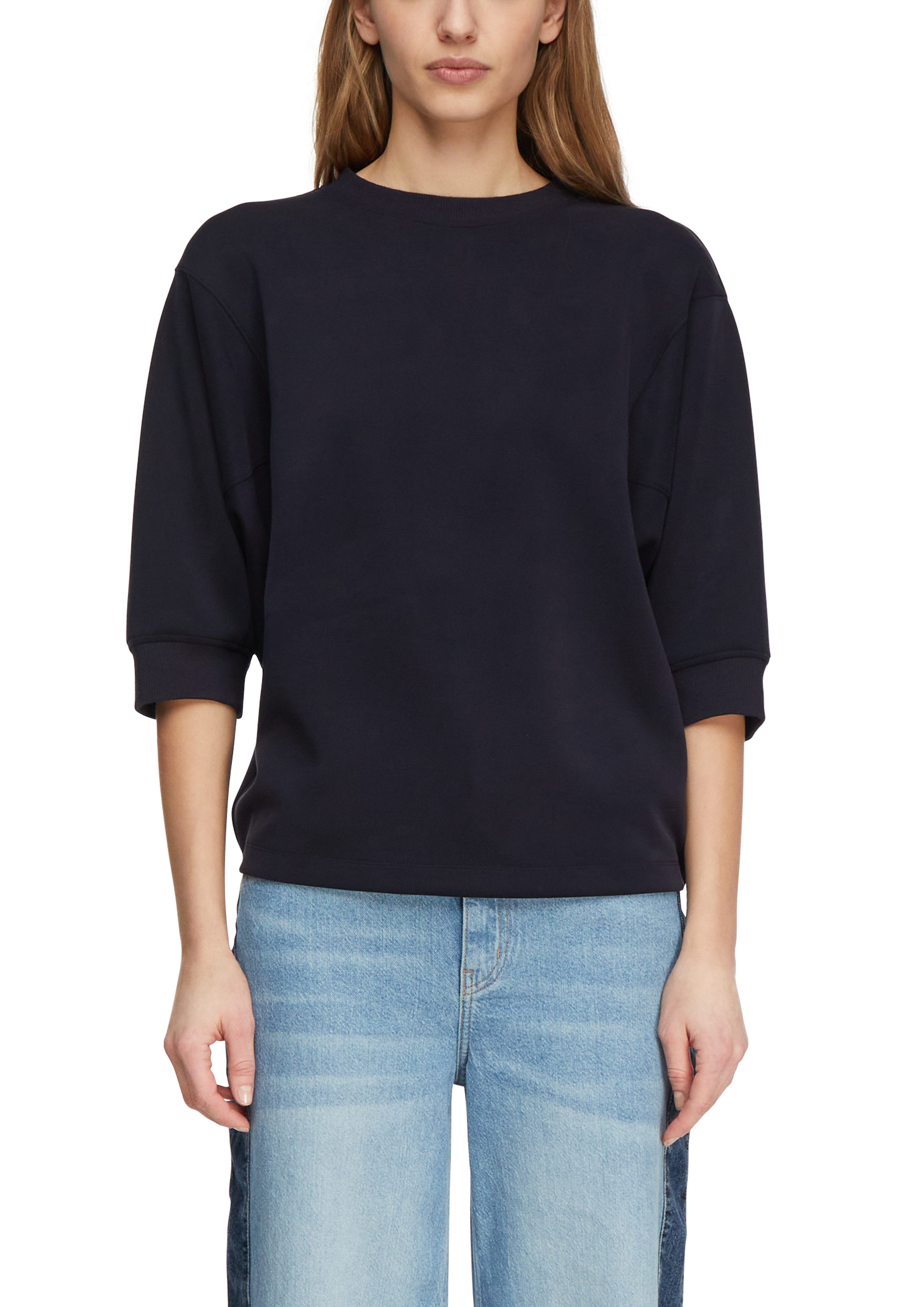 comma Sweater mit Rundhals und Halbarm