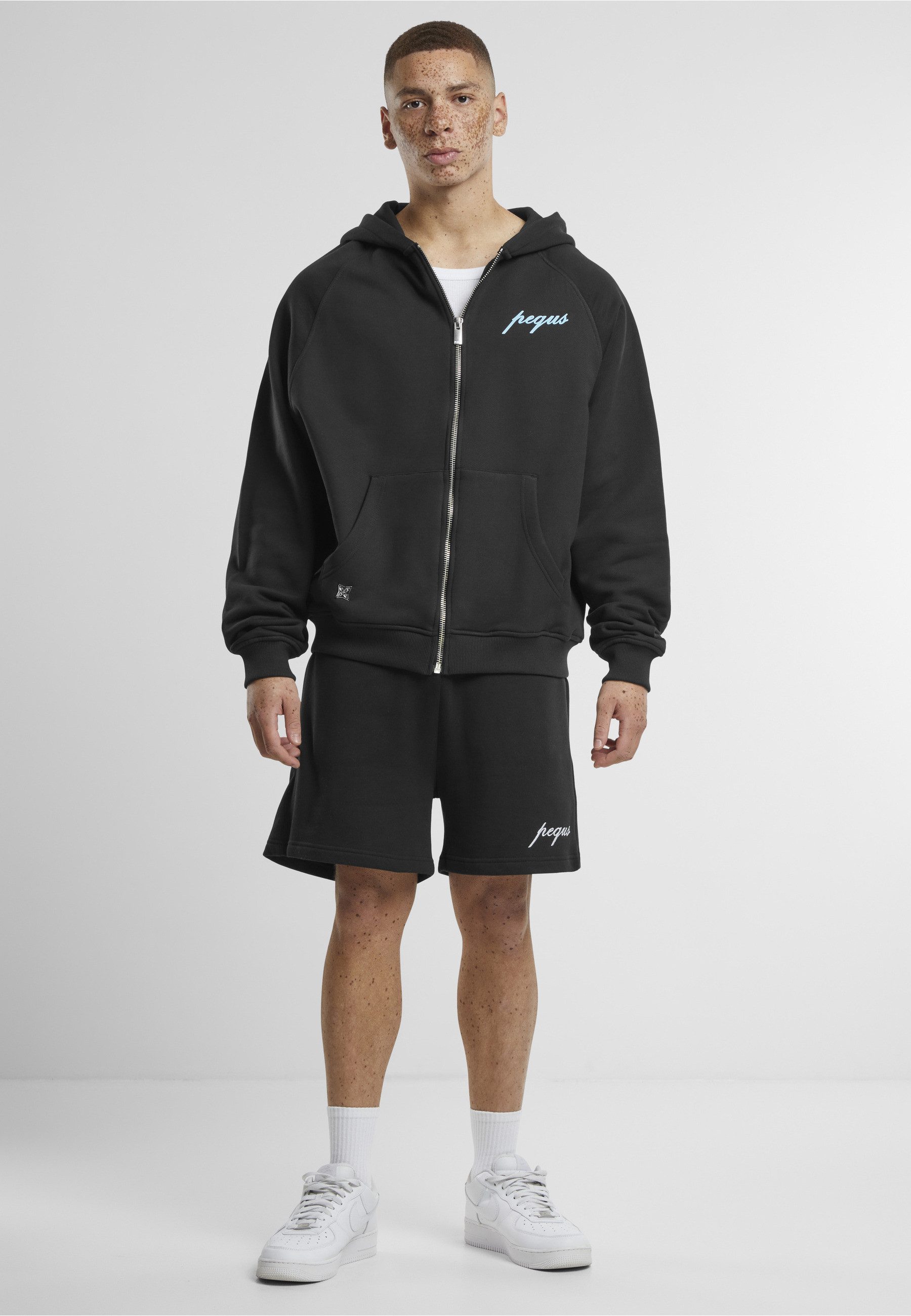 PEQUS Sweatjacke PEQUS PEQUS A Paradise Beach Club Back Logo Zip-Hoodie