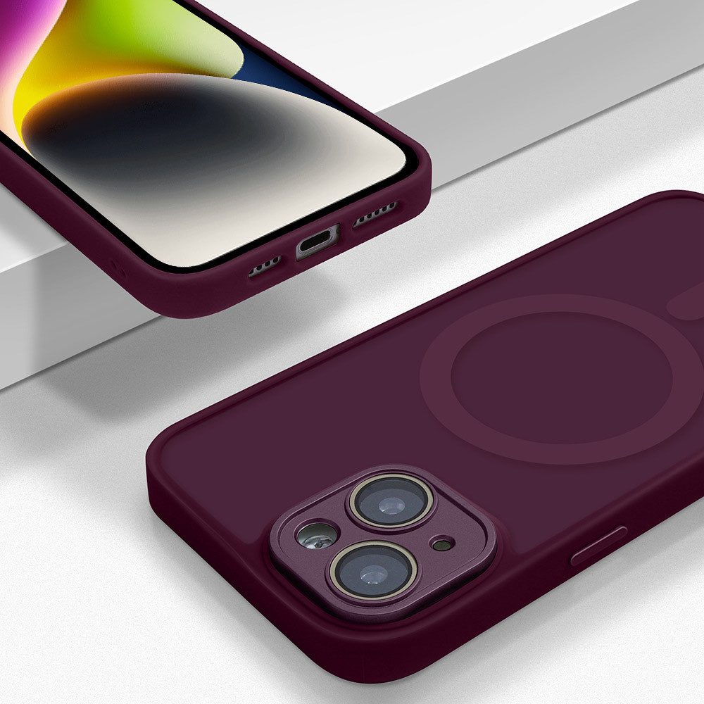 FITSU Handyhülle Schutzhülle für Apple iPhone Hülle MagSafe kompatible Handyhülle Case, Hülle für Apple iPhone 16 Pro Max, 16 Pro, 16, 15 Pro, 15, 14, 13 Case