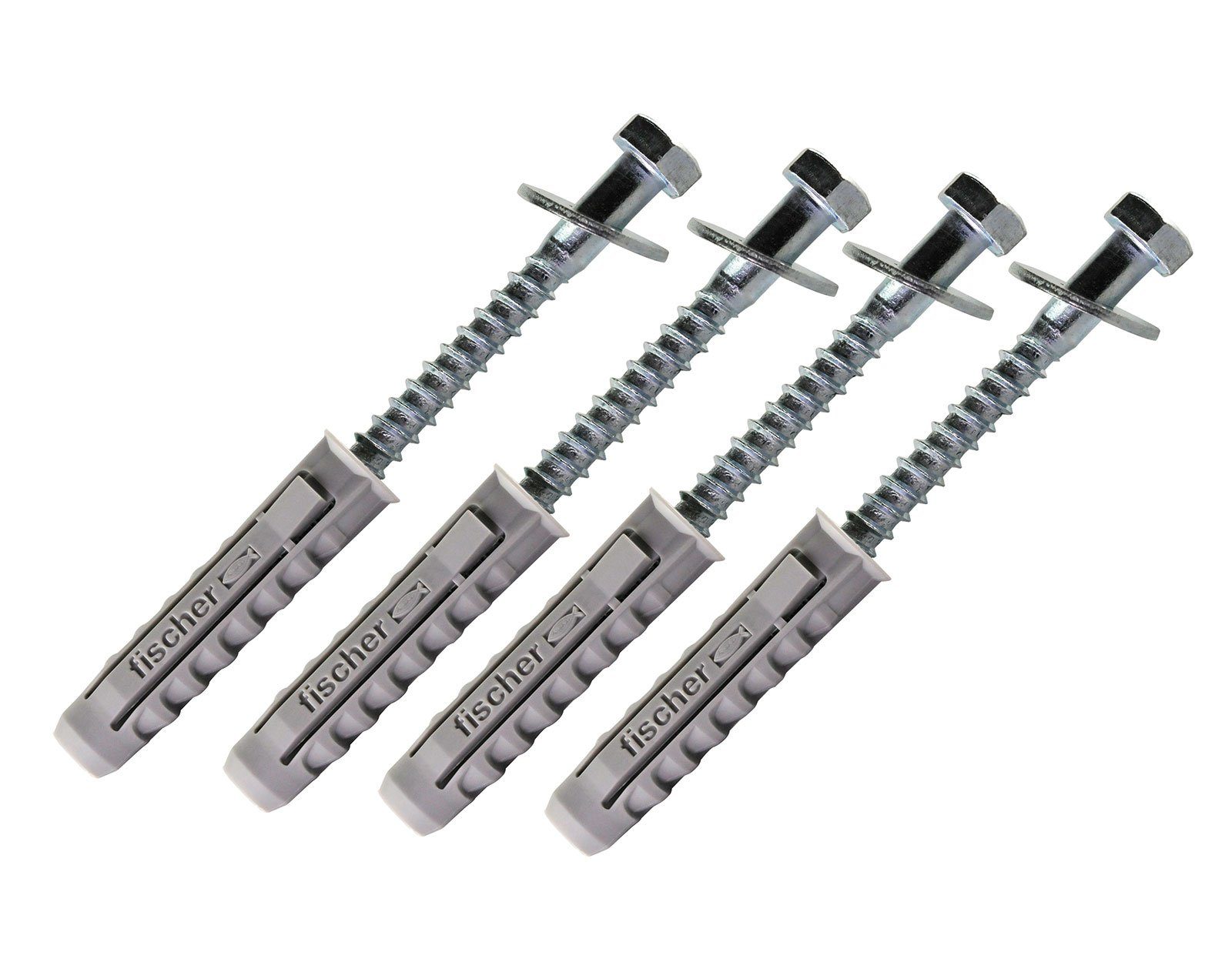 Schwaiger Dübel-Set SSET812 531, (Schrauben und FISCHER Dübel Set, 4-tlg)