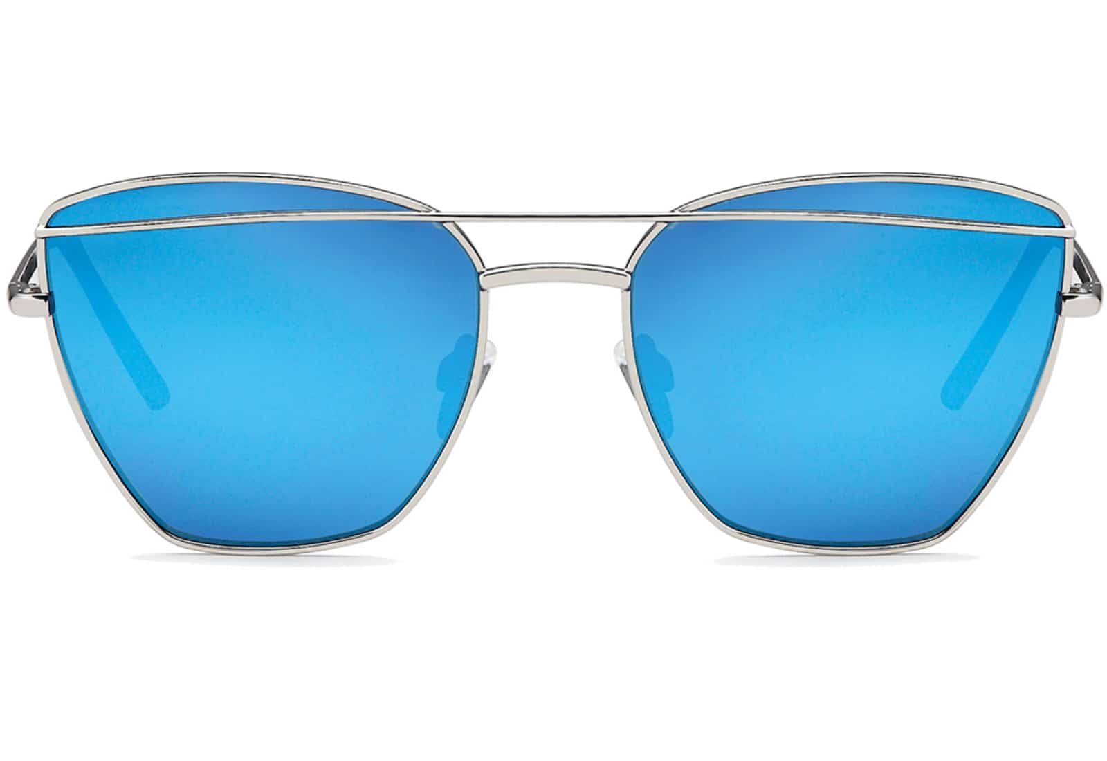 Damen Linsen verspiegelten, BEZLIT Eyewear Sonnenbrille und blau Schmetterlingsform Designer Sonnenbrille (1-St) Blau-Verspiegelt mit grünen schwarz,