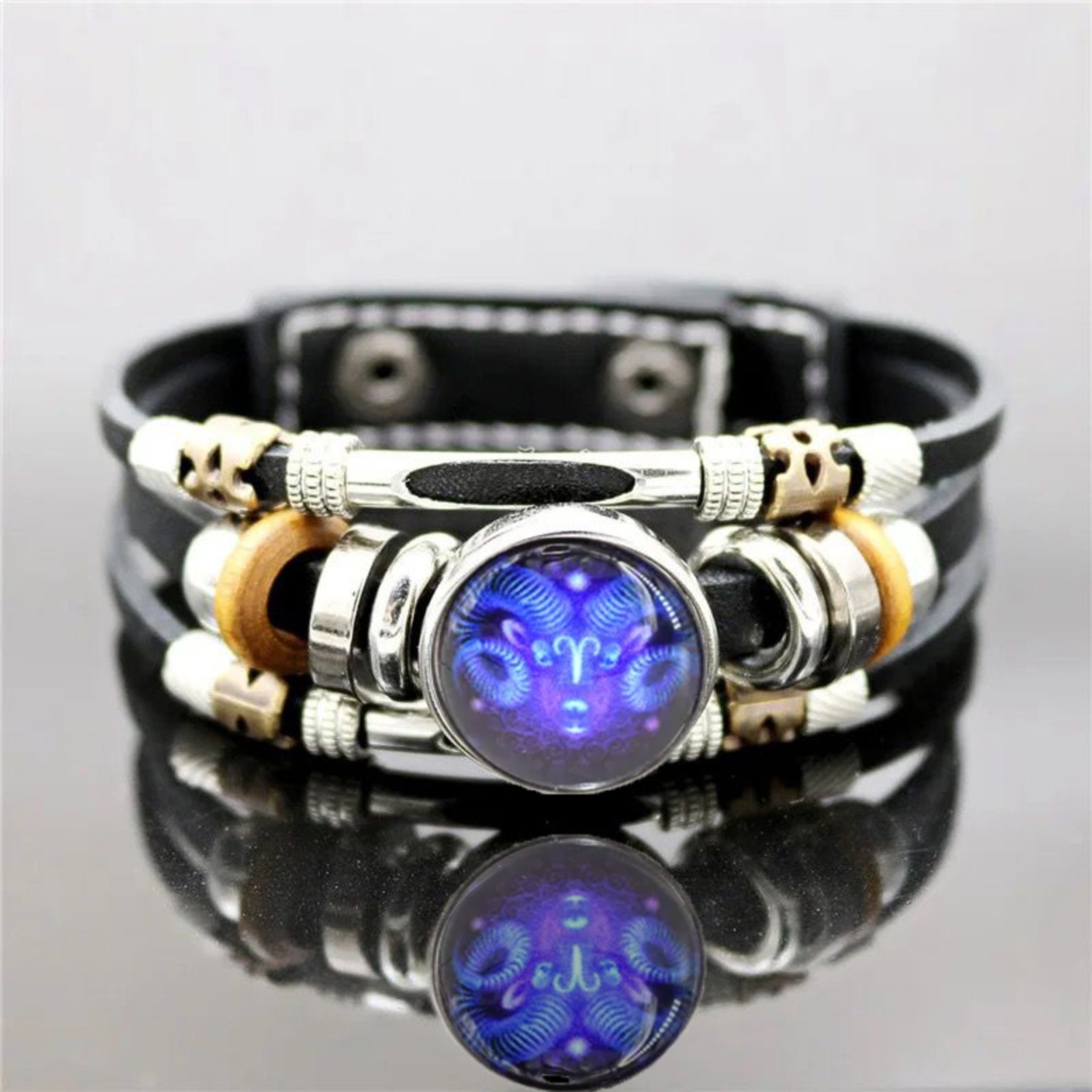 Stelby Armband mit Gravur Armband Sternzeichen Skorpion mit 3D Gravur im Gl günstig online kaufen