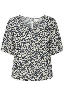 Ichi Kurzarmbluse IHMARRAKECH AOP SS10 sommerliche Bluse mit Print