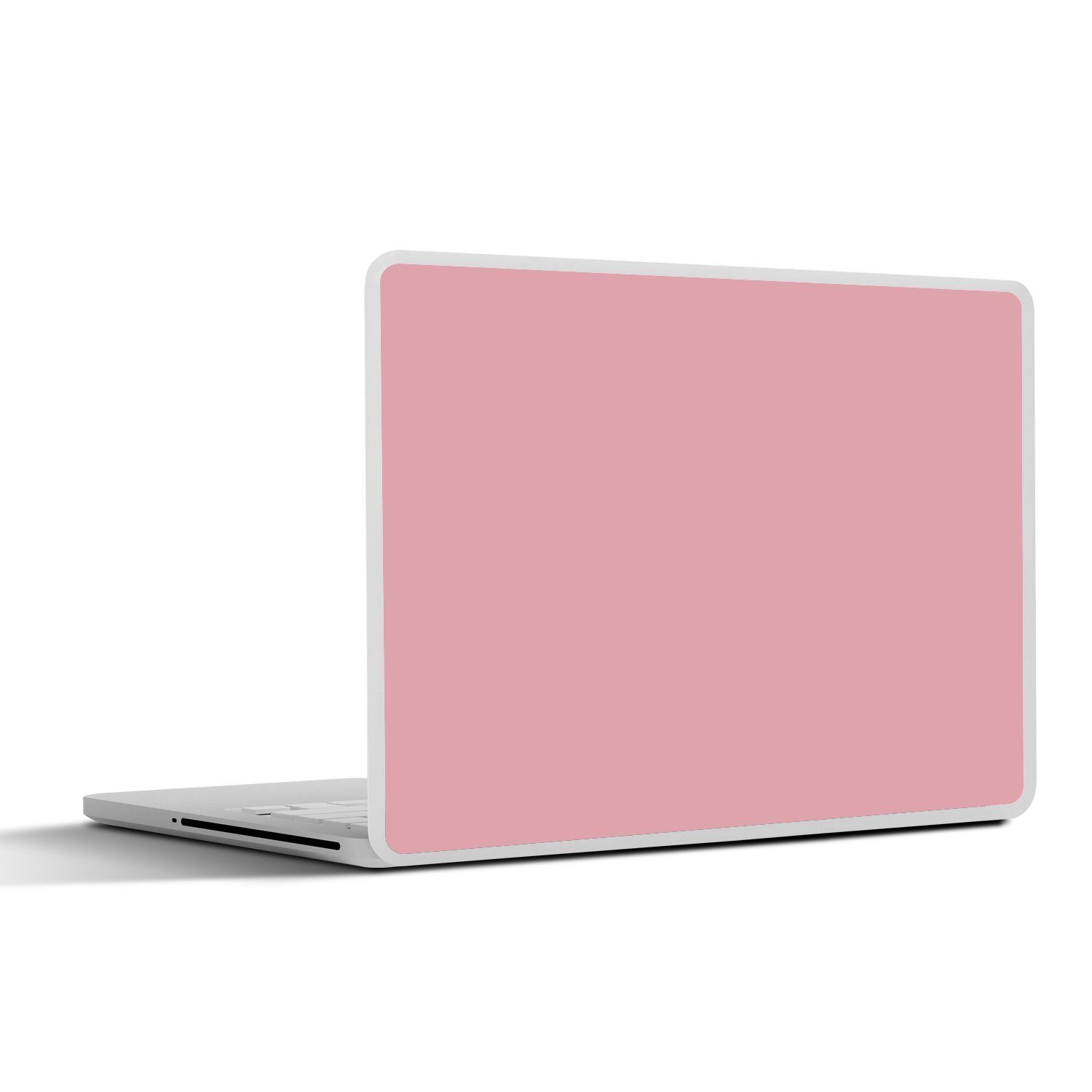 MuchoWow Laptop-Aufkleber Rosa - Farben - Innenraum - Einfarbig - Farbe, (1tlg), Laptop Folien Cover, Aufkleber, Sticker, Schutz vor Kratzern, 30x21 cm von MuchoWow