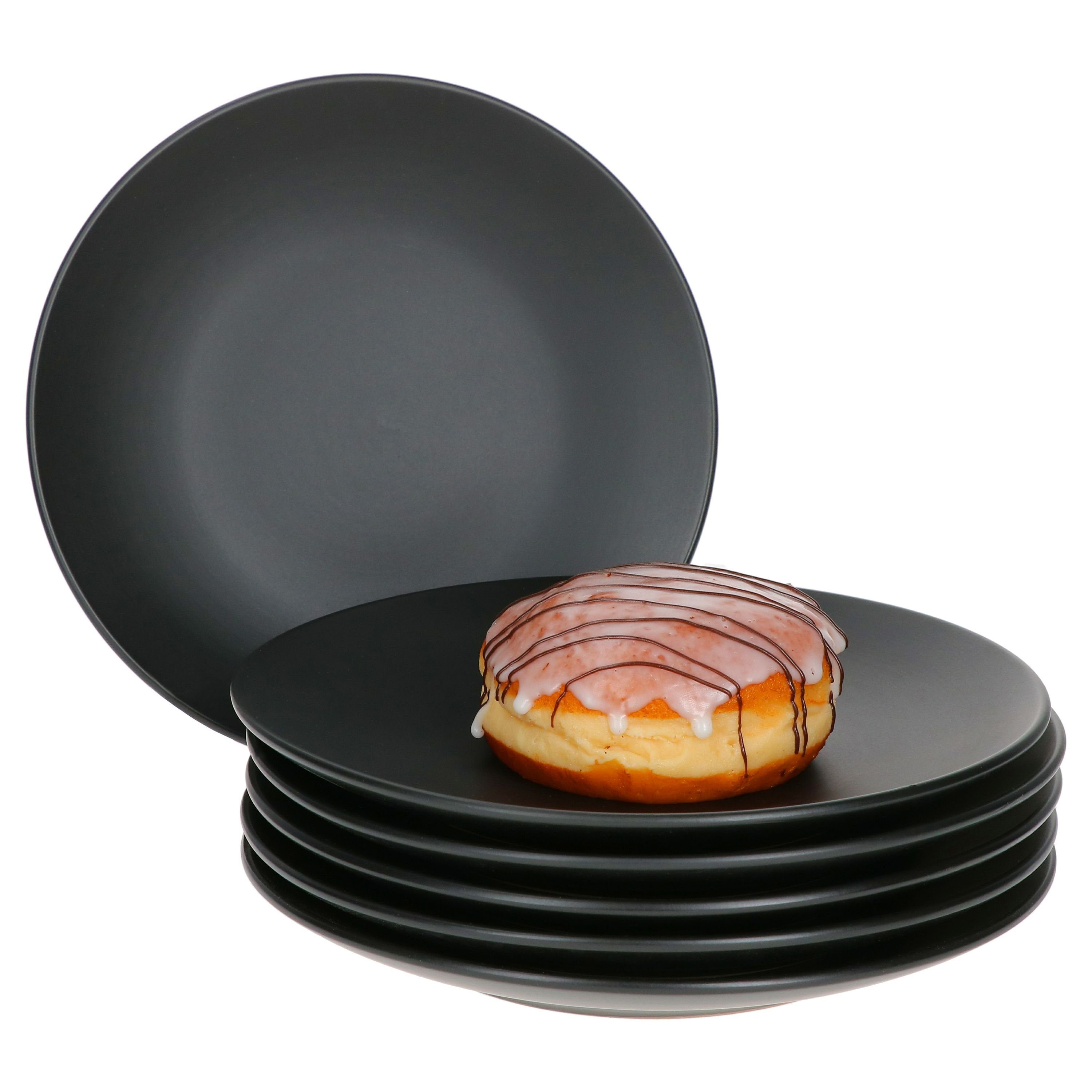 MamboCat Frühstücksteller 6er Set Kuchen-/Dessertteller Nagano für 6 Personen