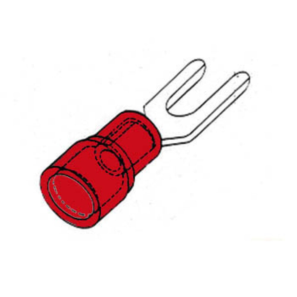 Generic Batteriepolklemme KLEMMKABELSCHUH - ROT 4,3 mm, 1-St.
