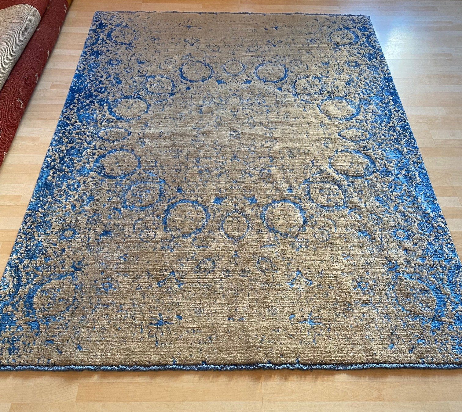 Orientteppich Designer Perserteppich Zibafarina Handgeknüpft 235x173 Isfahan Teppich, Morgenlandbazar