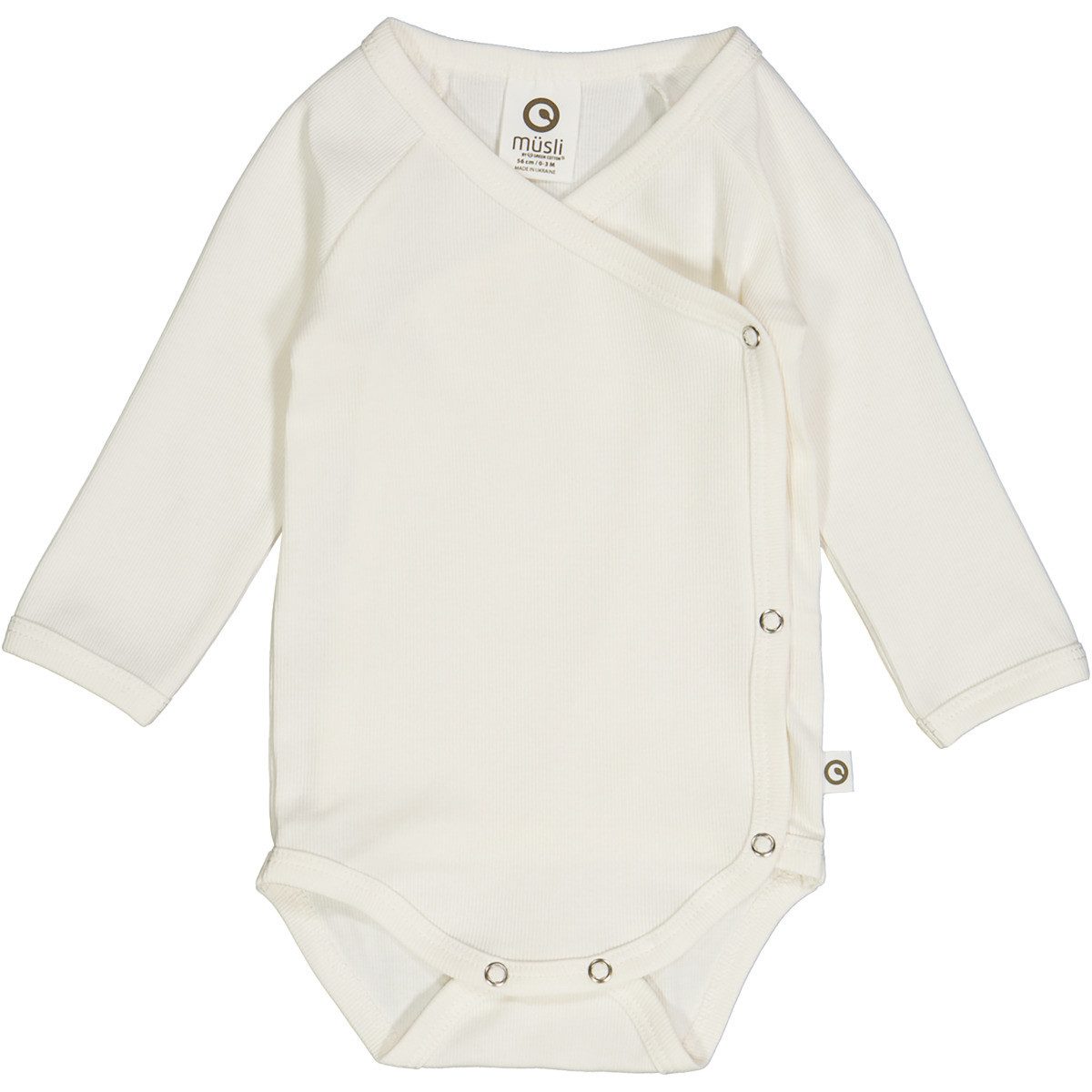 Müsli by GREEN COTTON Langarmwickelbody 1582063800 Unisex Kinder (1-tlg) Langarm Einteiler, Body, Longsleeve-Body, Bodysuit, Stretchbody