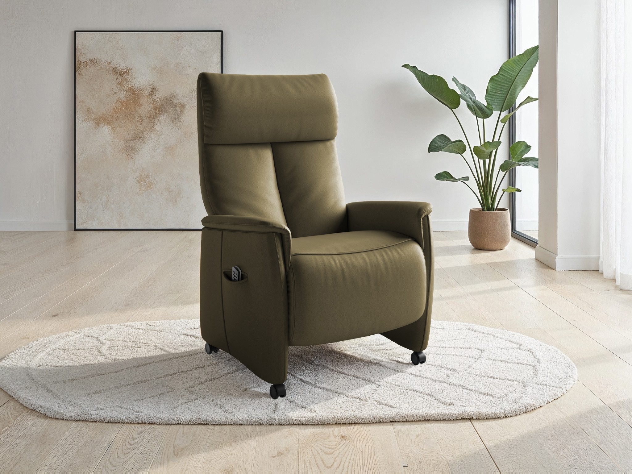 sit&more TV-Sessel Cremona Comfort Plus, bis 200 Kg belastbar, mit Herz-Waage Funktion