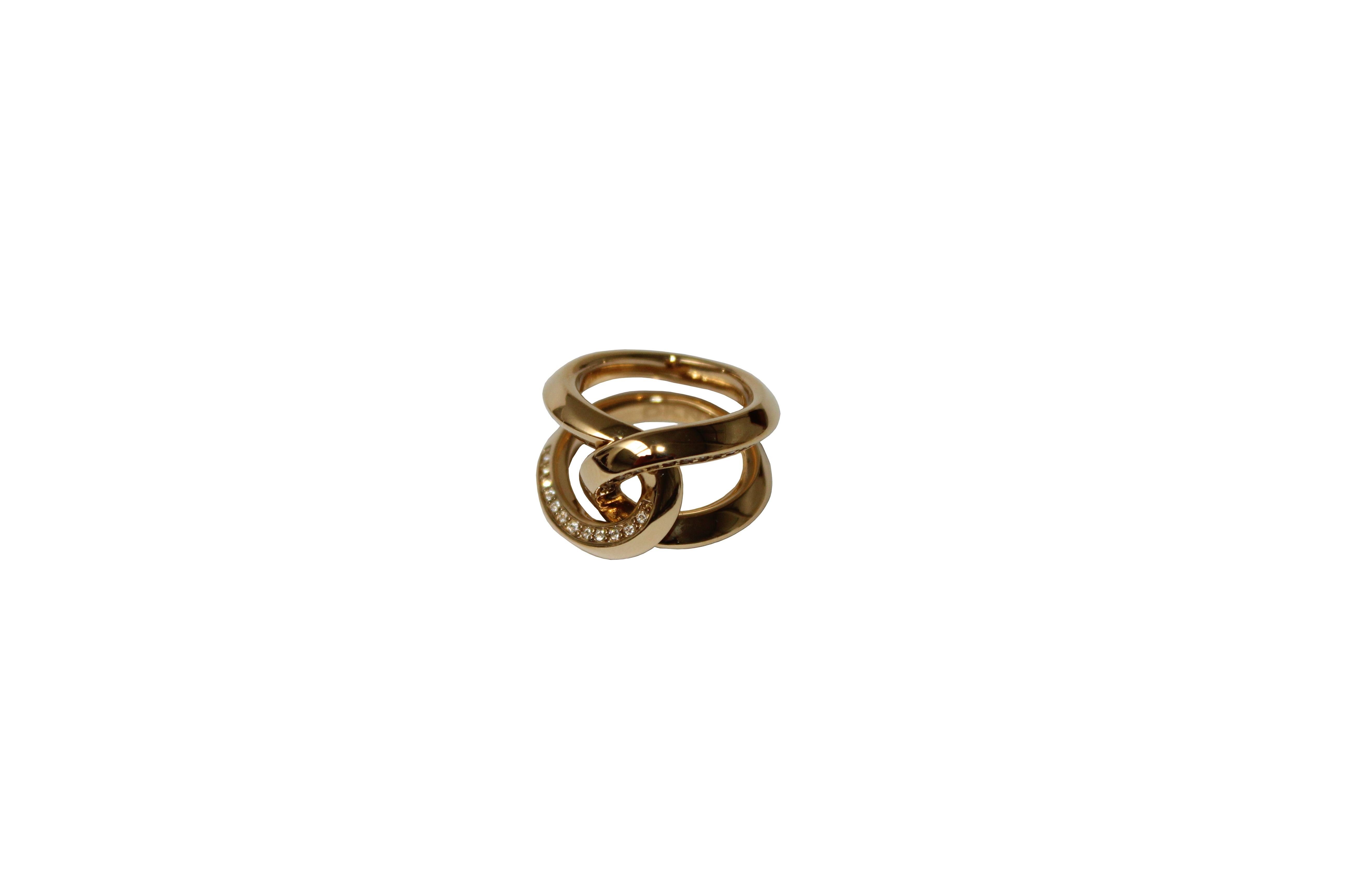 DKNY Fingerring Damen, aus Edelstahl, Gold, günstig online kaufen