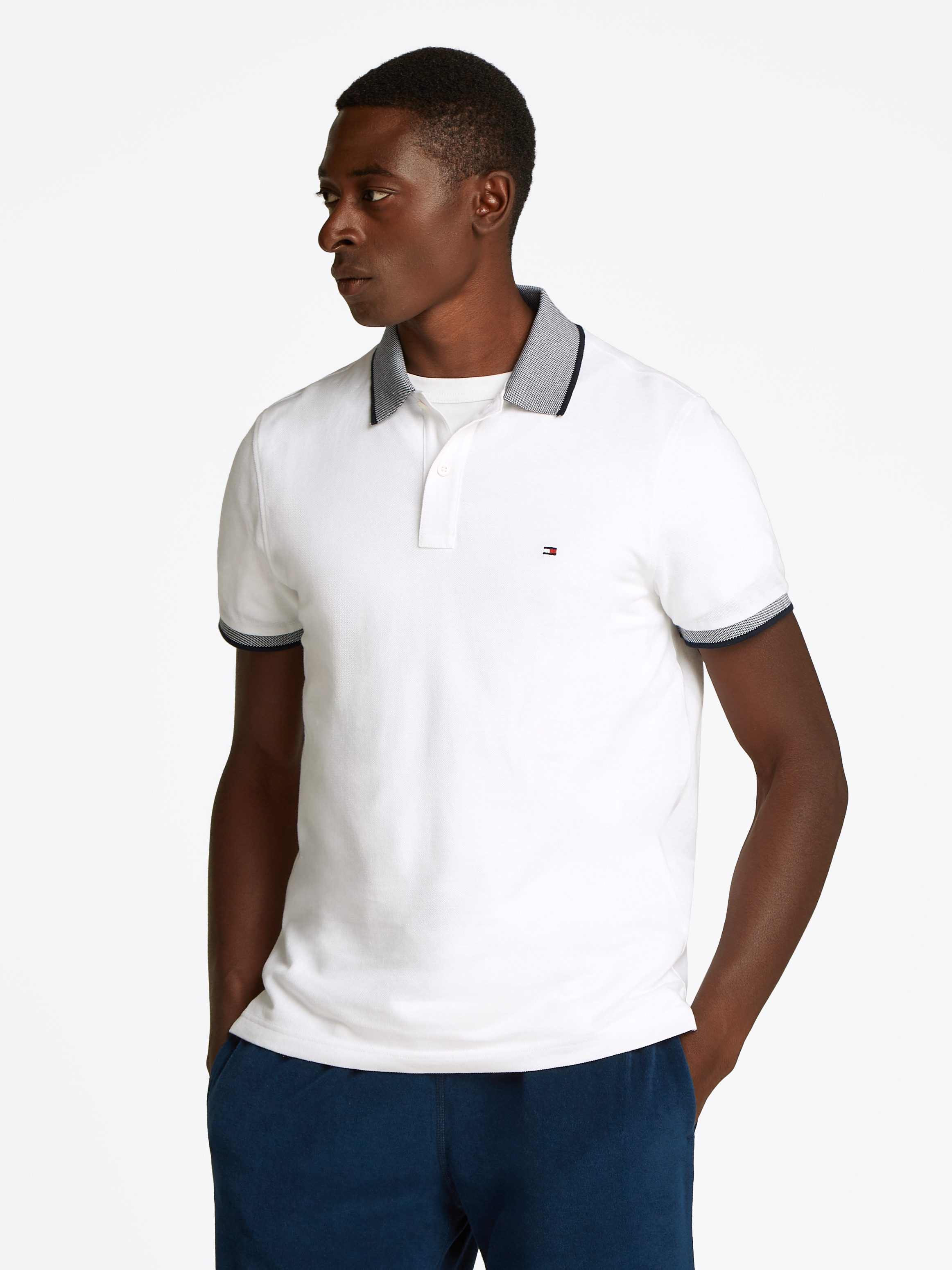 Tommy Hilfiger Poloshirt LINEN PIQUE REG günstig online kaufen