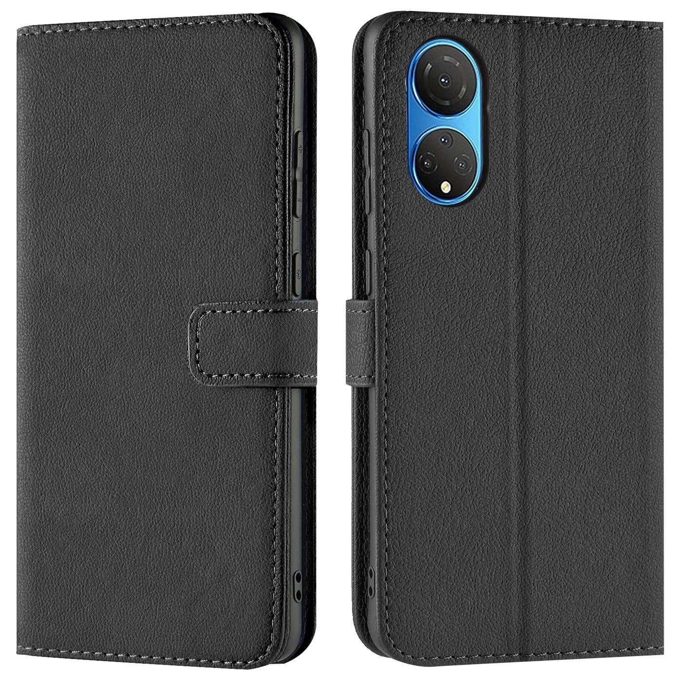CoolGadget Handyhülle Wallet Klapp Tasche Book Case für Honor X7 6,74 Zoll, Hülle Klapphülle Flip Cover Etui Schutzhülle