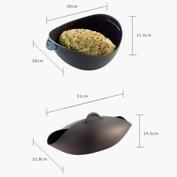 Lubgitsr Brotbackform Silikon Universalschüssel, hitzebeständig bis 220 °C, (1-tlg)