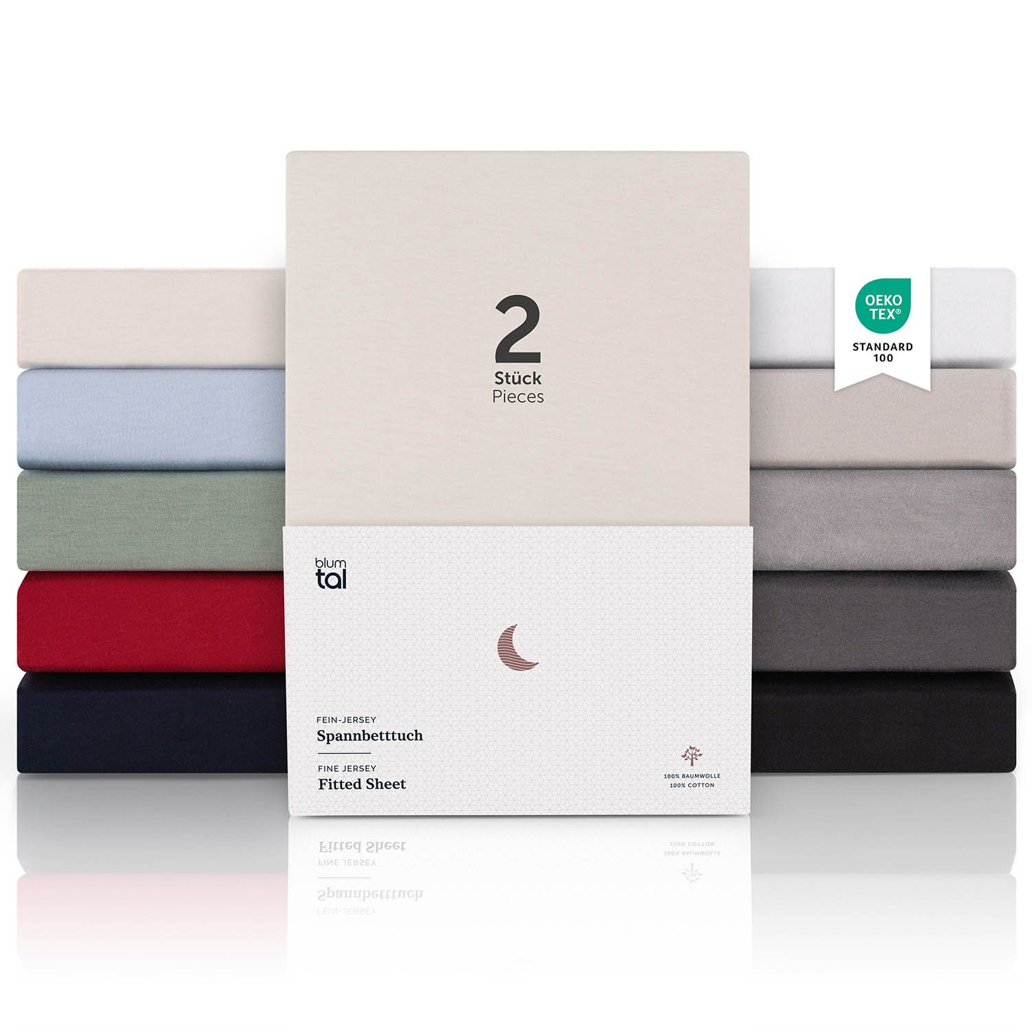 Blumtal Spannbettlaken Blumtal Premium Spannbettlaken, Standard günstig online kaufen