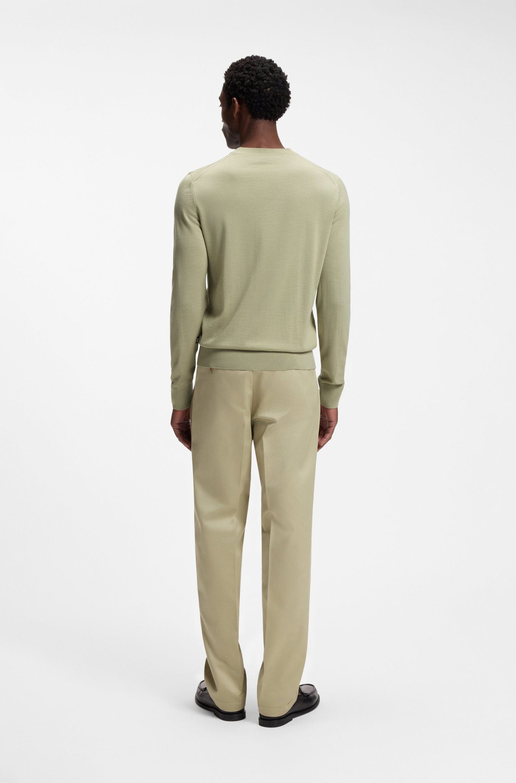 BOSS Strickpullover H-Leno (1-tlg)
