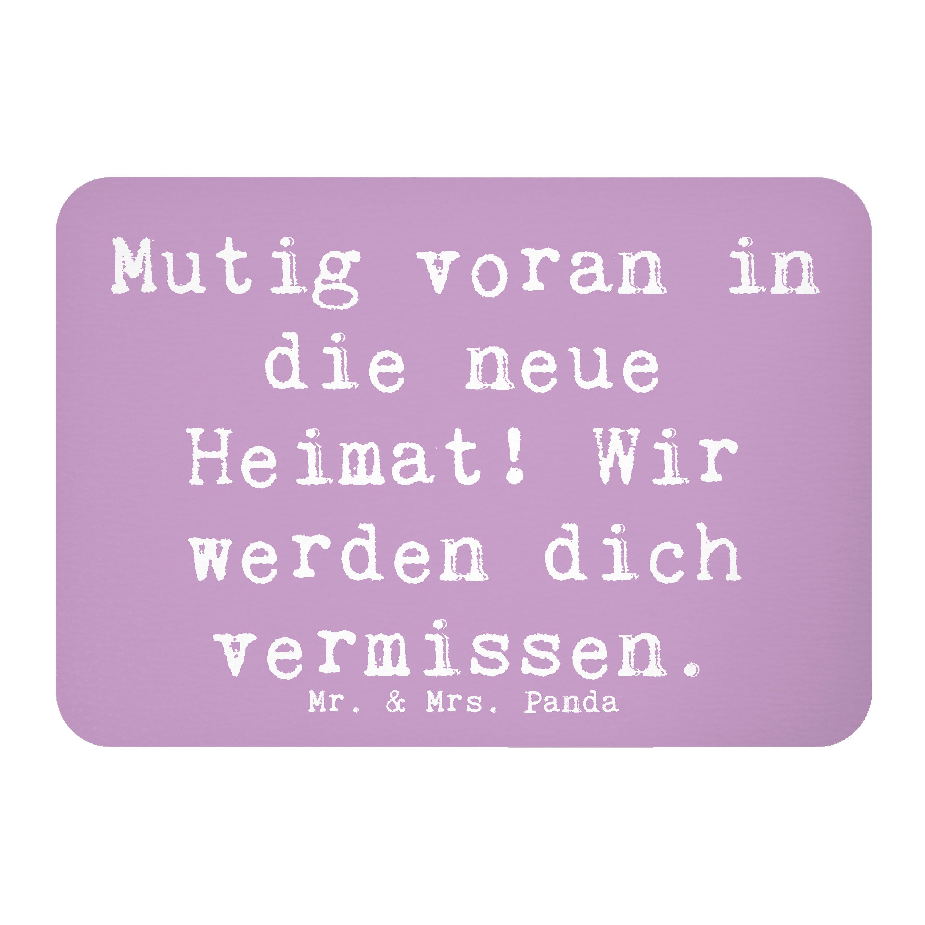 Magnet Spruch Umzug in eine neue Stadt - Lavendeltraum - Geschenk, neue Hori