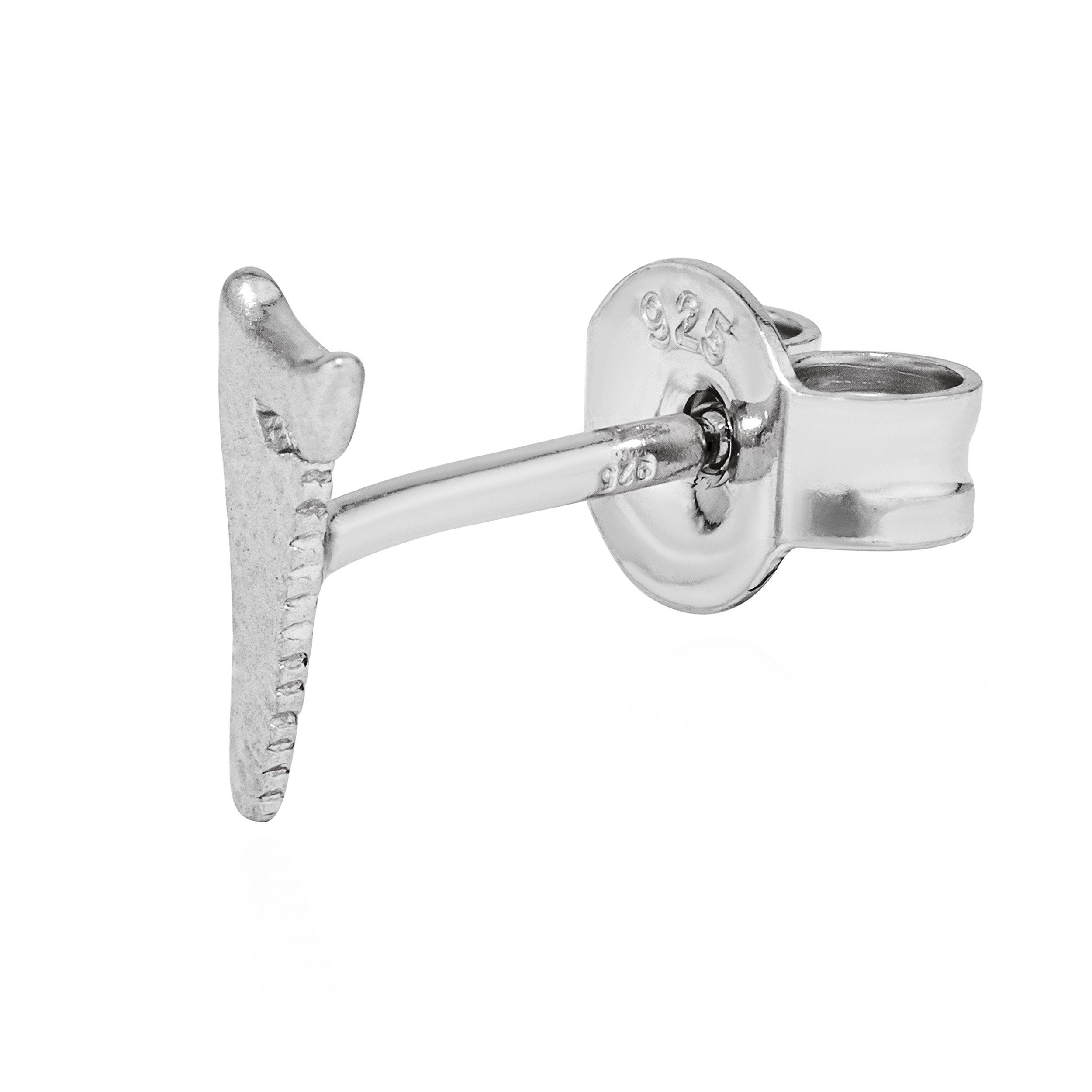 NKlaus Single-Ohrstecker mit Ohrklemme Einzel Ohrstecker günstig online kaufen