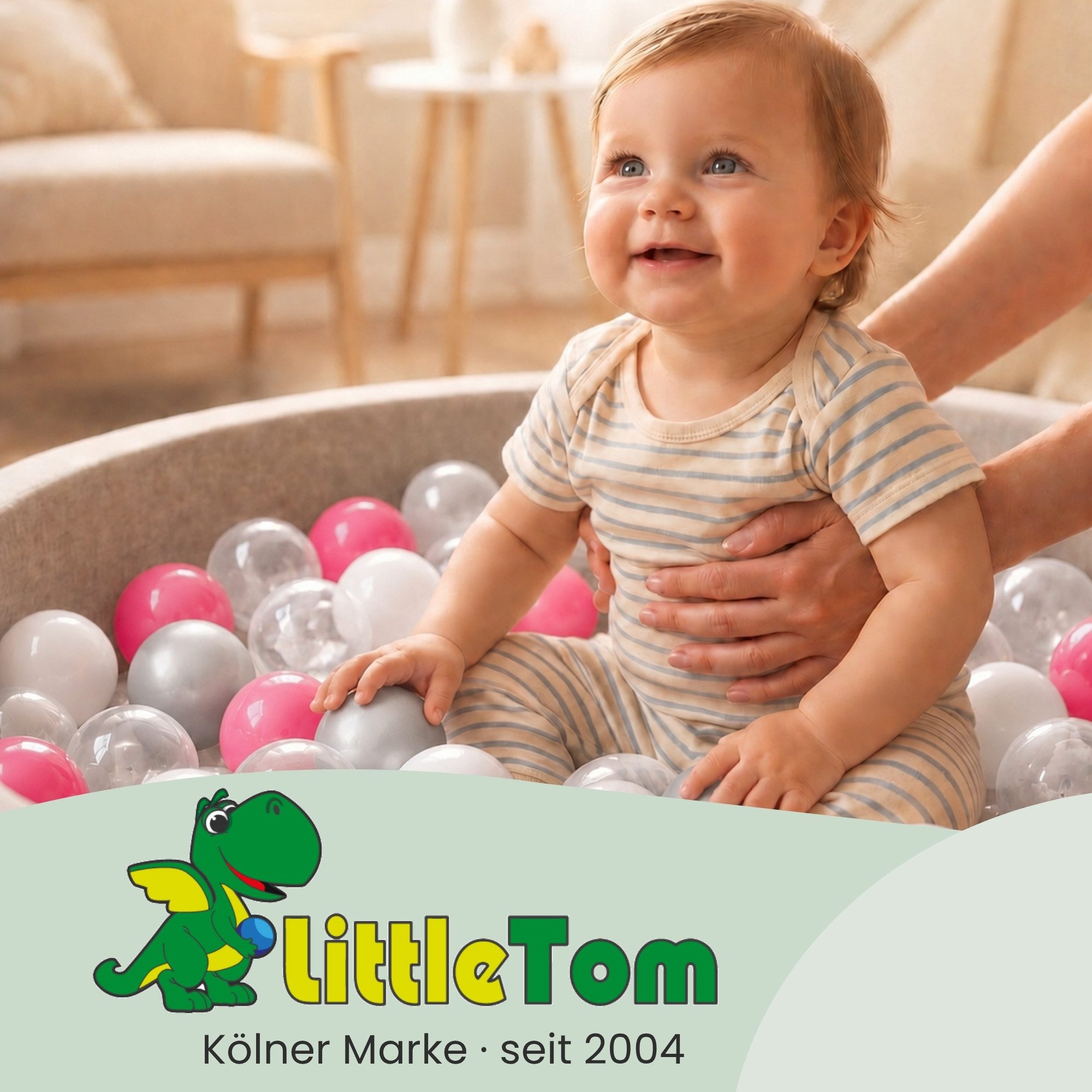 Bällebad-Bälle Baby - 200 Bunte Bälle fürs Bällebad - Geprüfte Spielbälle für Kinder