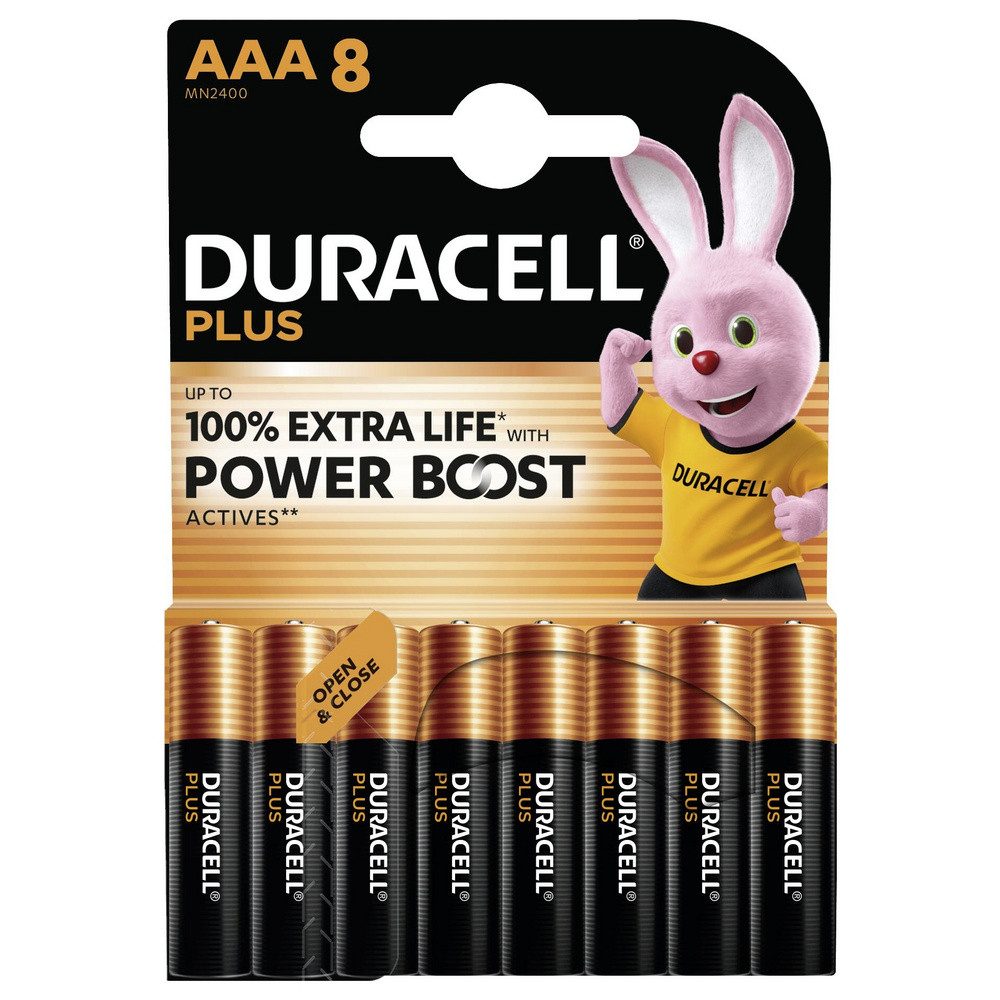 Duracell PLUS Batterie, (8 St), AAA