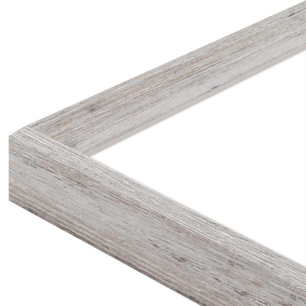 WANDStyle Bilderrahmen H790, Weiß, aus Massivholz im Vintage Stil