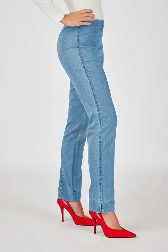 ROBELL Stretch-Hose Marie Jeans (Hose, 1-tlg., 1er Pack) Elastischer Bund