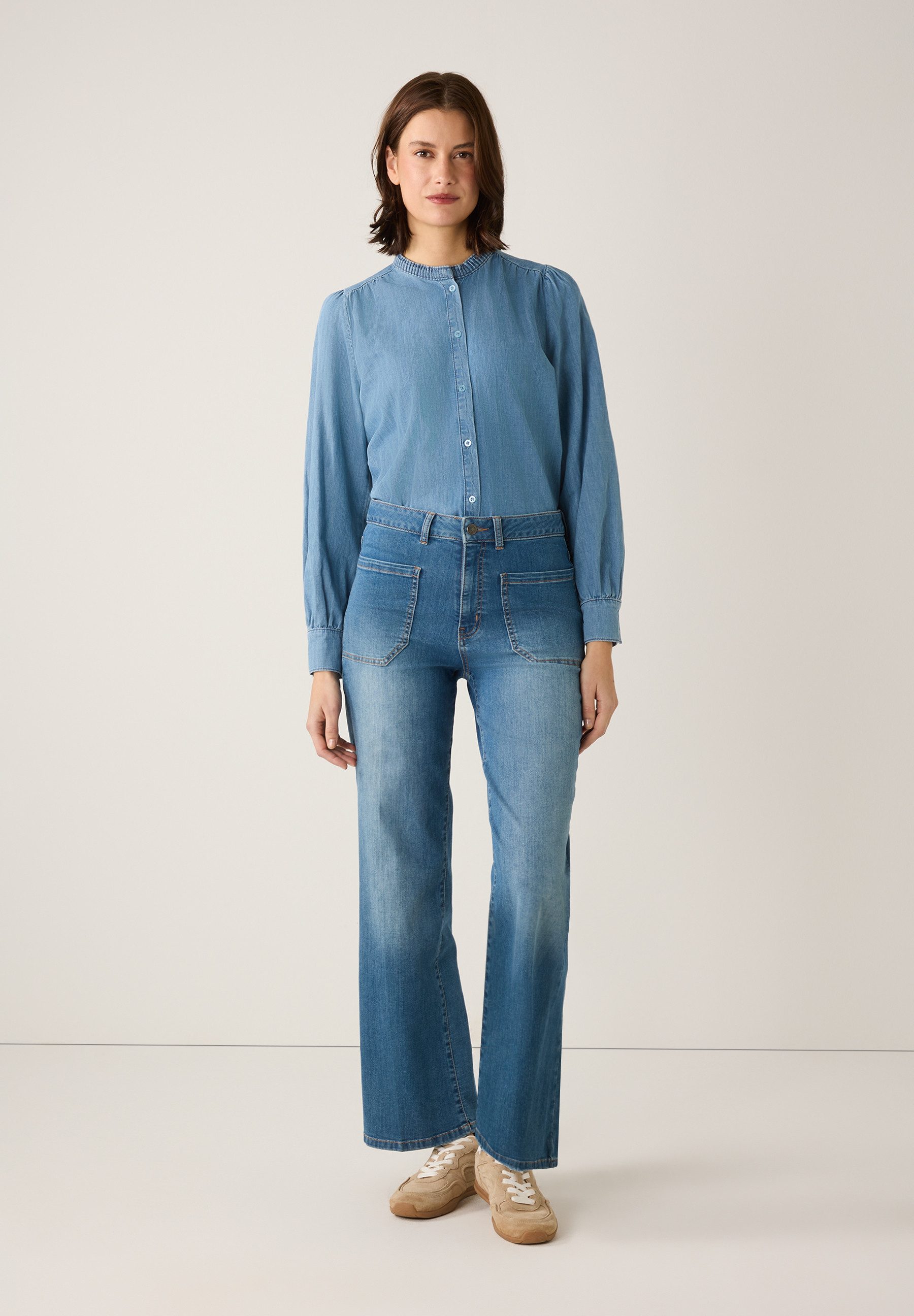 MORE&MORE Langarmbluse günstig online kaufen