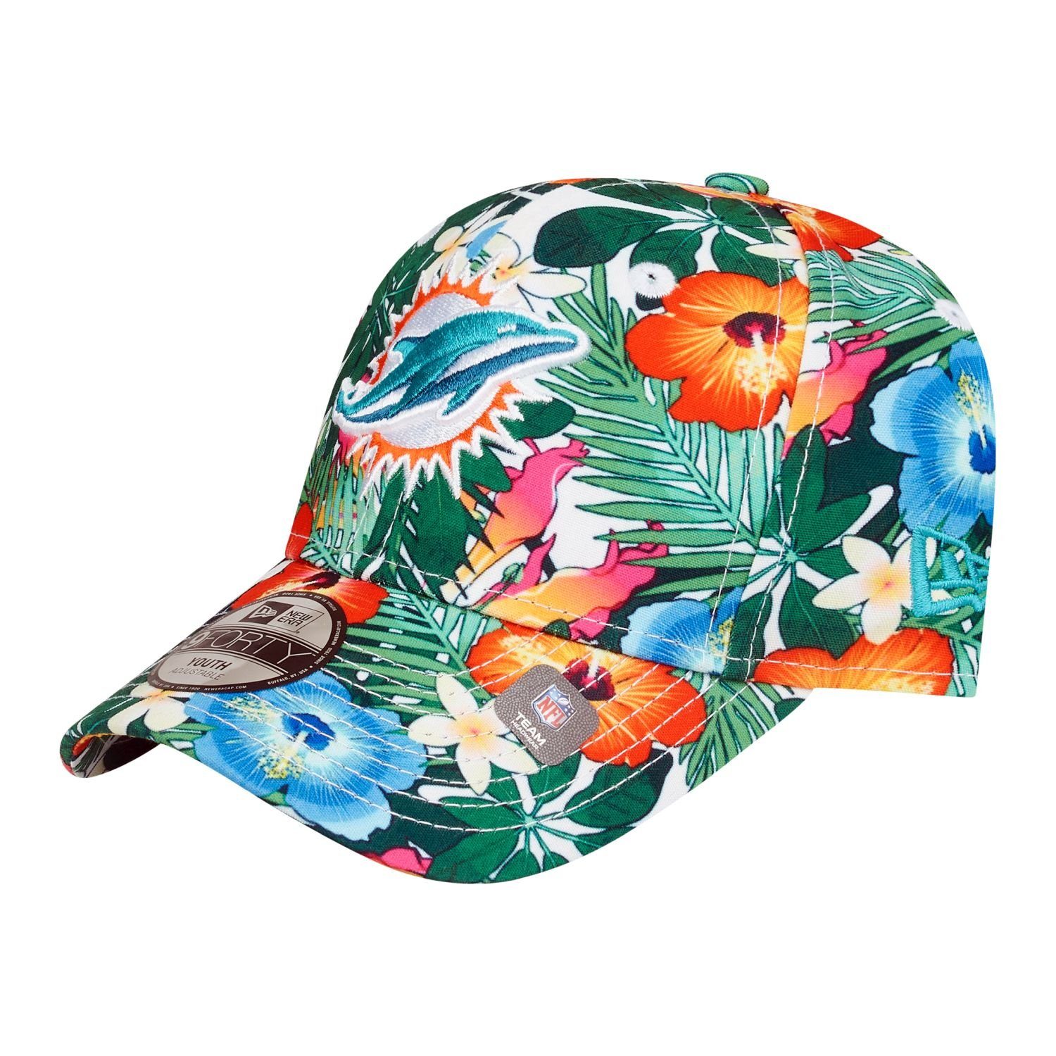 New Era Baseball Cap NFL 9Forty Dolphins Miami floral