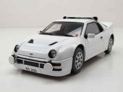 Whitebox Modellauto Ford RS 200 1984 weiß Modellauto 1:24 Whitebox, Maßstab 1:24