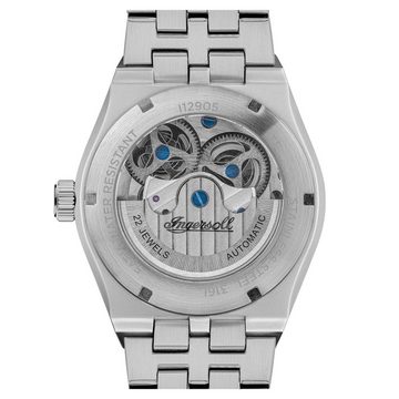 Ingersoll Automatikuhr The Broadway Dual Time Automatikuhr 43, Skelettiertes Zifferblatt