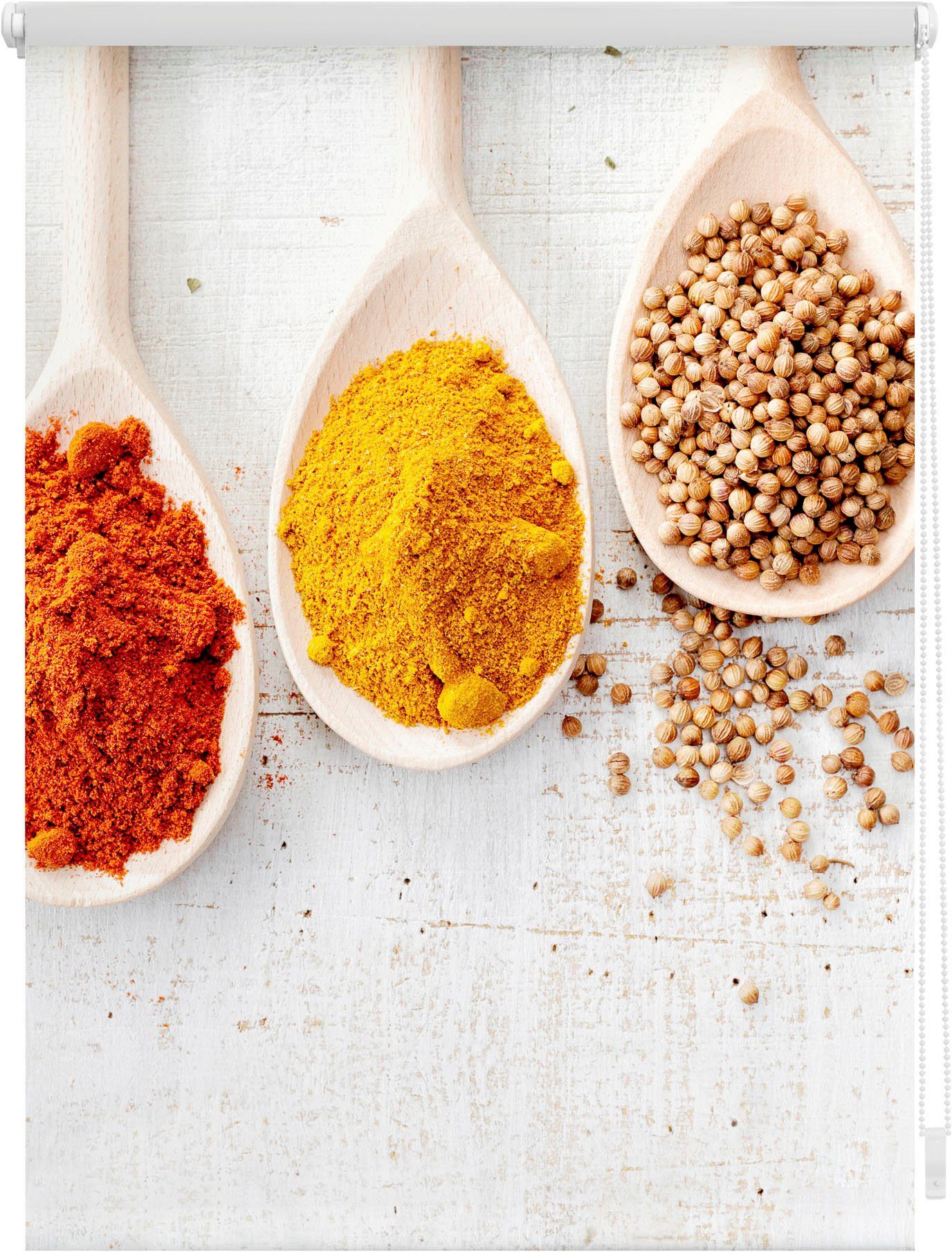 Seitenzugrollo Klemmfix Motiv Spices, LICHTBLICK ORIGINAL, günstig online kaufen
