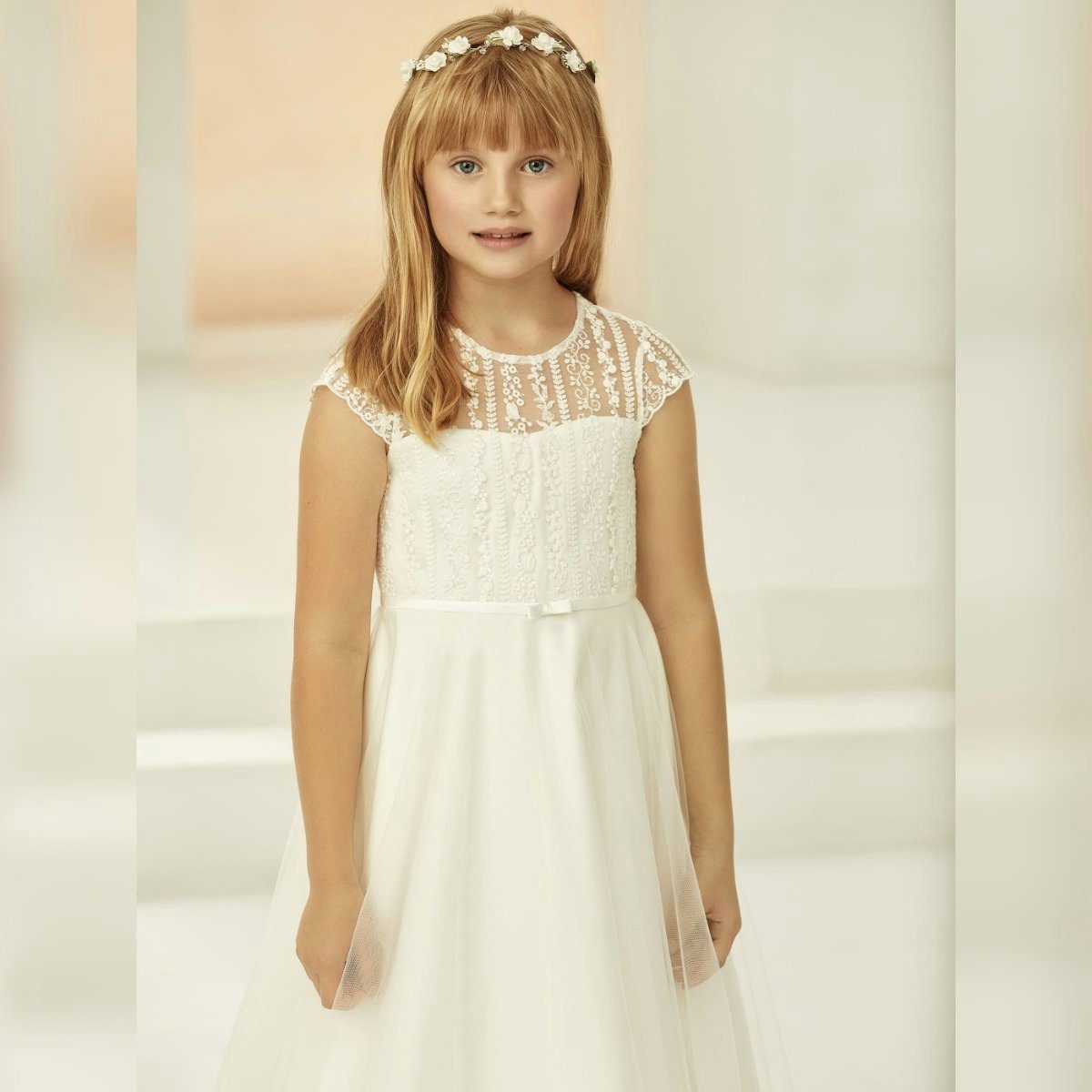 Bride Now! Partykleid Blumenmädchenkleid Kommunionkleid ME2000