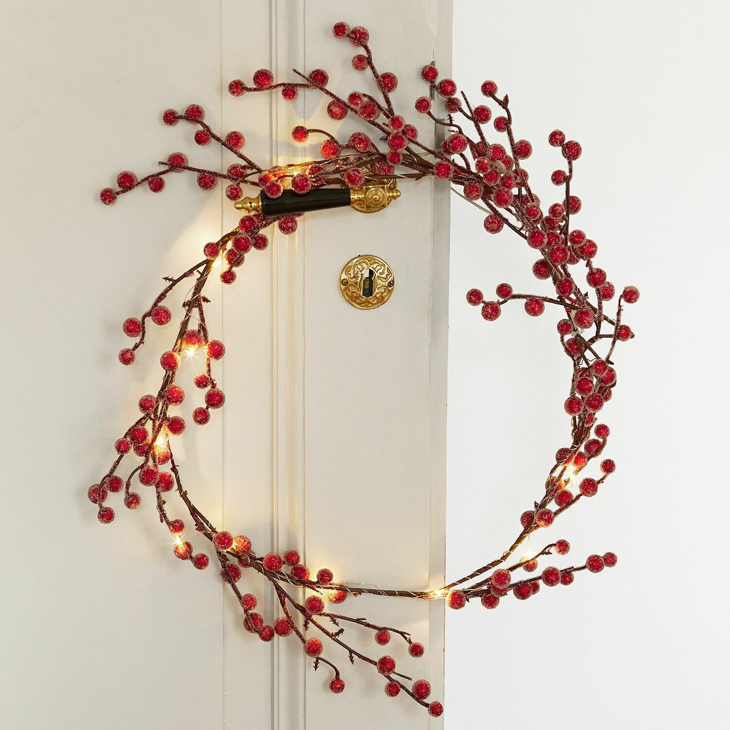 Mirabeau LED-Lichterkette LED-Girlande Rimont rot/braun