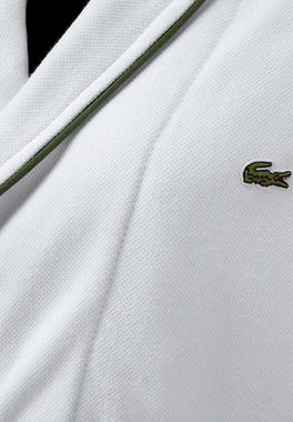 Lacoste Bademantel L PIQUE, 100% Baumwolle, mit modernem Design