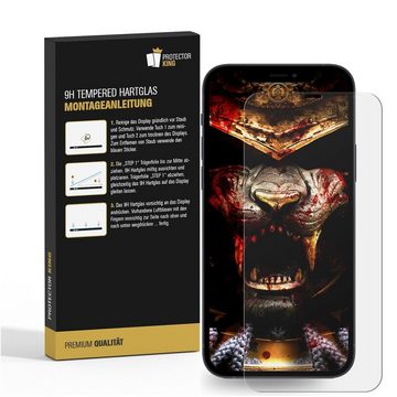 Protectorking Schutzfolie 2x Displayschutzfolie für iPhone 11 Schutzfolie Displayfolie Folie HD, (2-Stück), flexible Displayschutzfolie, PREMIUM QUALITÄT 3D-KLAR