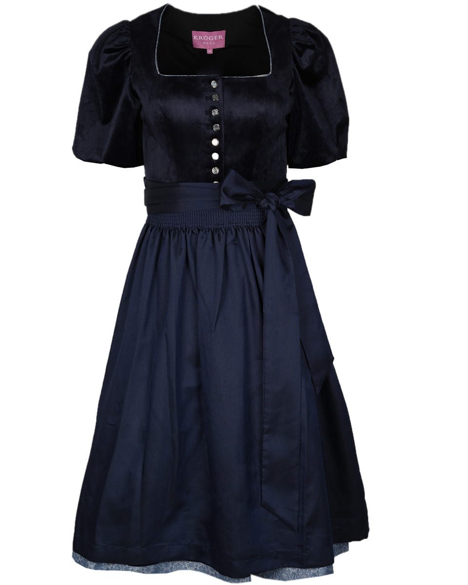 Krüger Madl Dirndl Dirndl Sivanna 70cm Länge marine